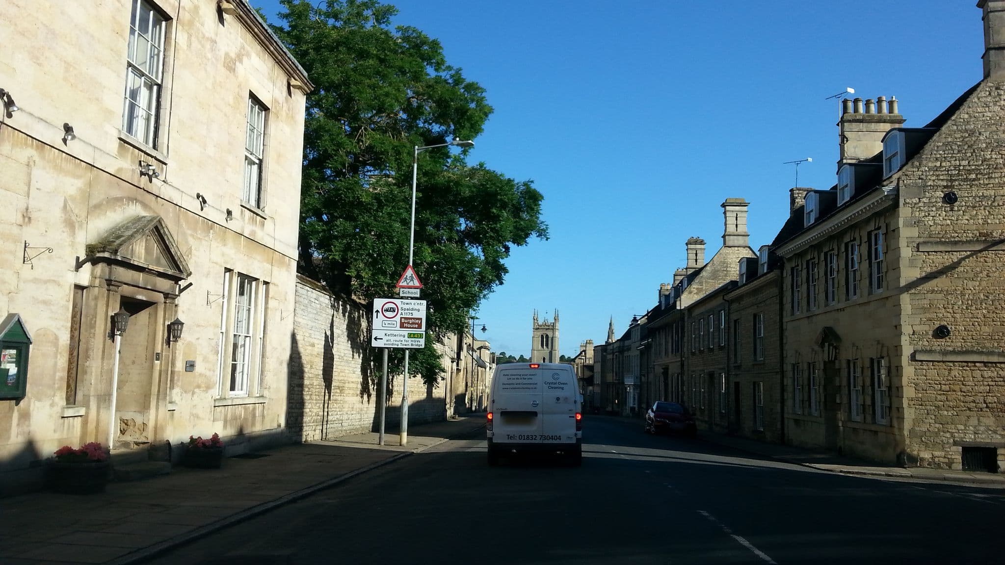 Street view near Garden House Hotel, Stamford — © adam2 (CC BY-SA · Mapillary)