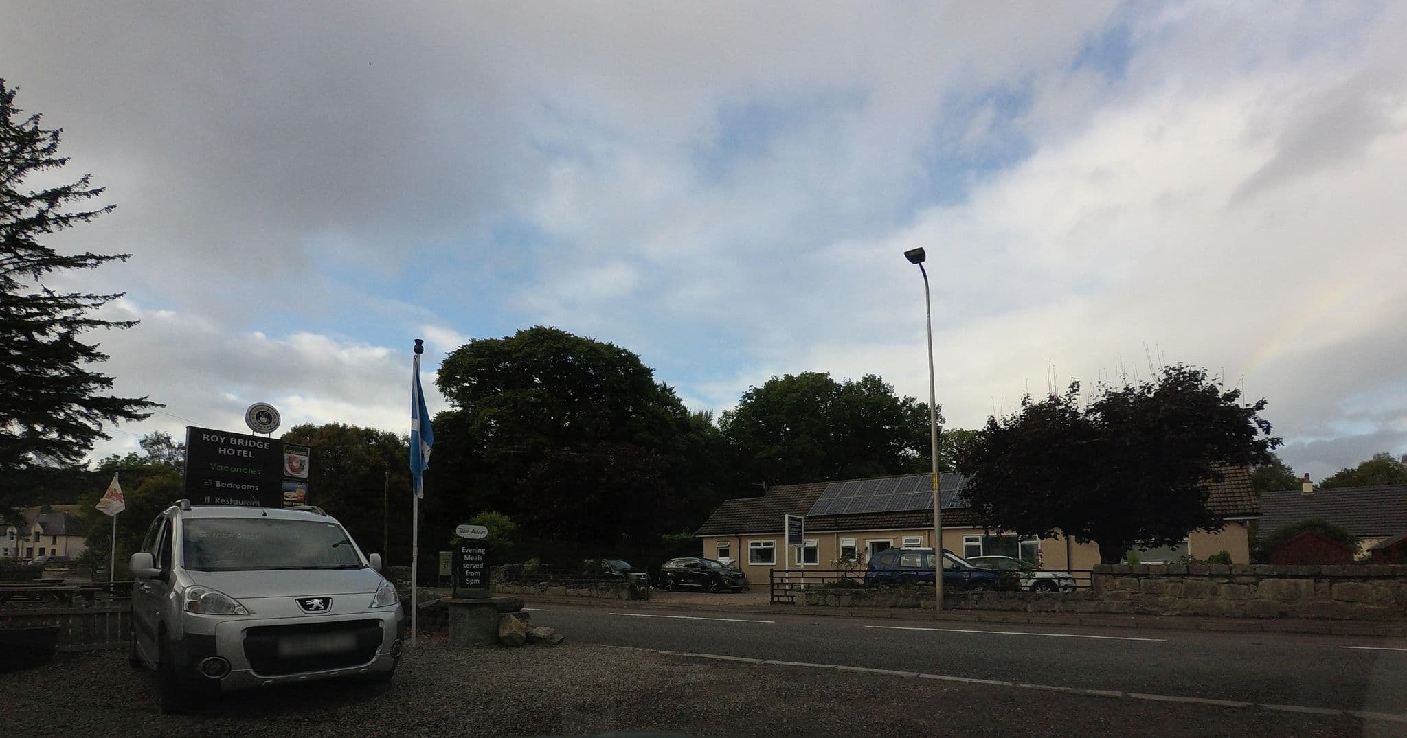 Street view near Roy Bridge Hotel, Caol