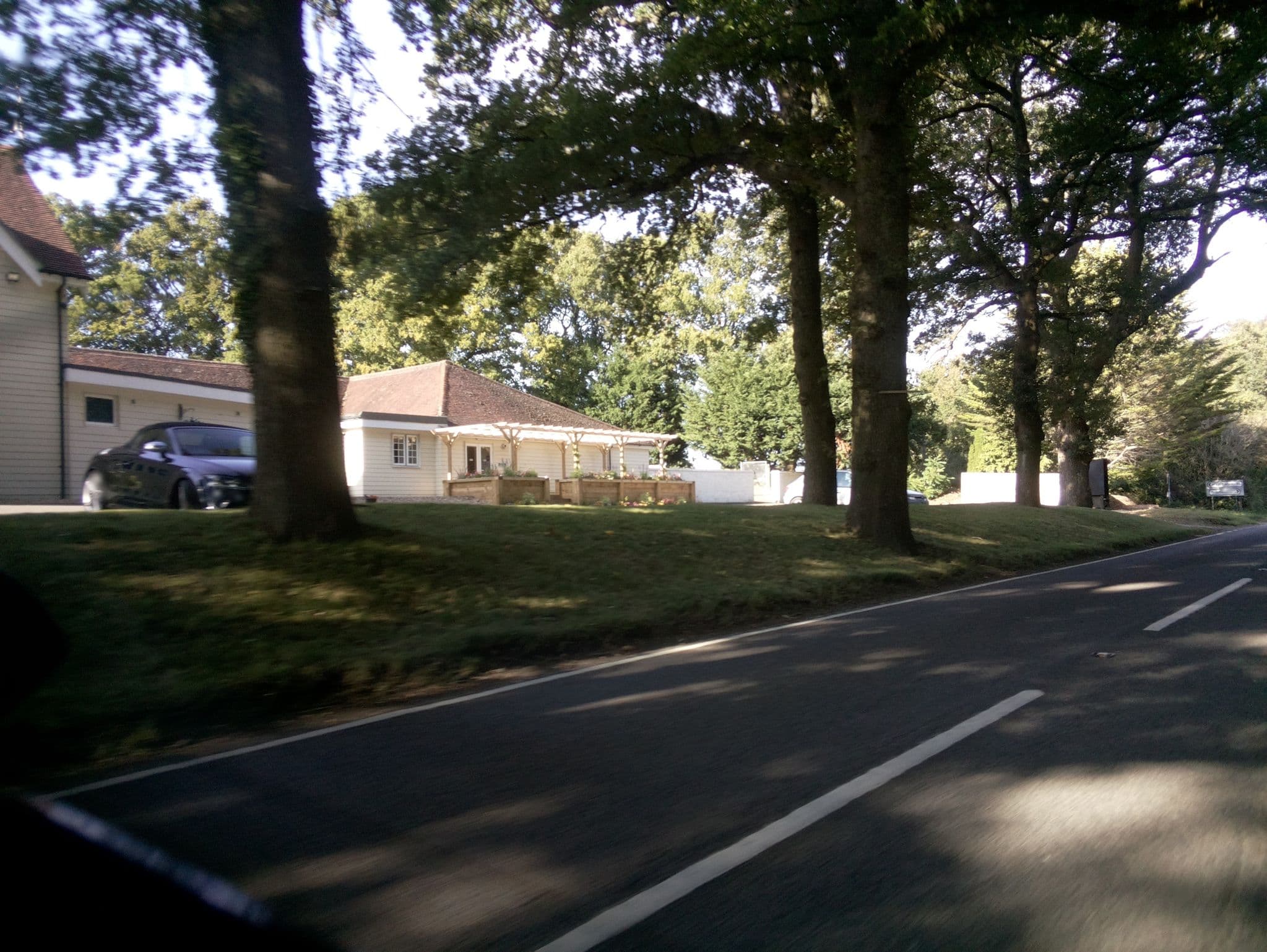 Street view near The Angel, Four Marks — © southglos (CC BY-SA · Mapillary)