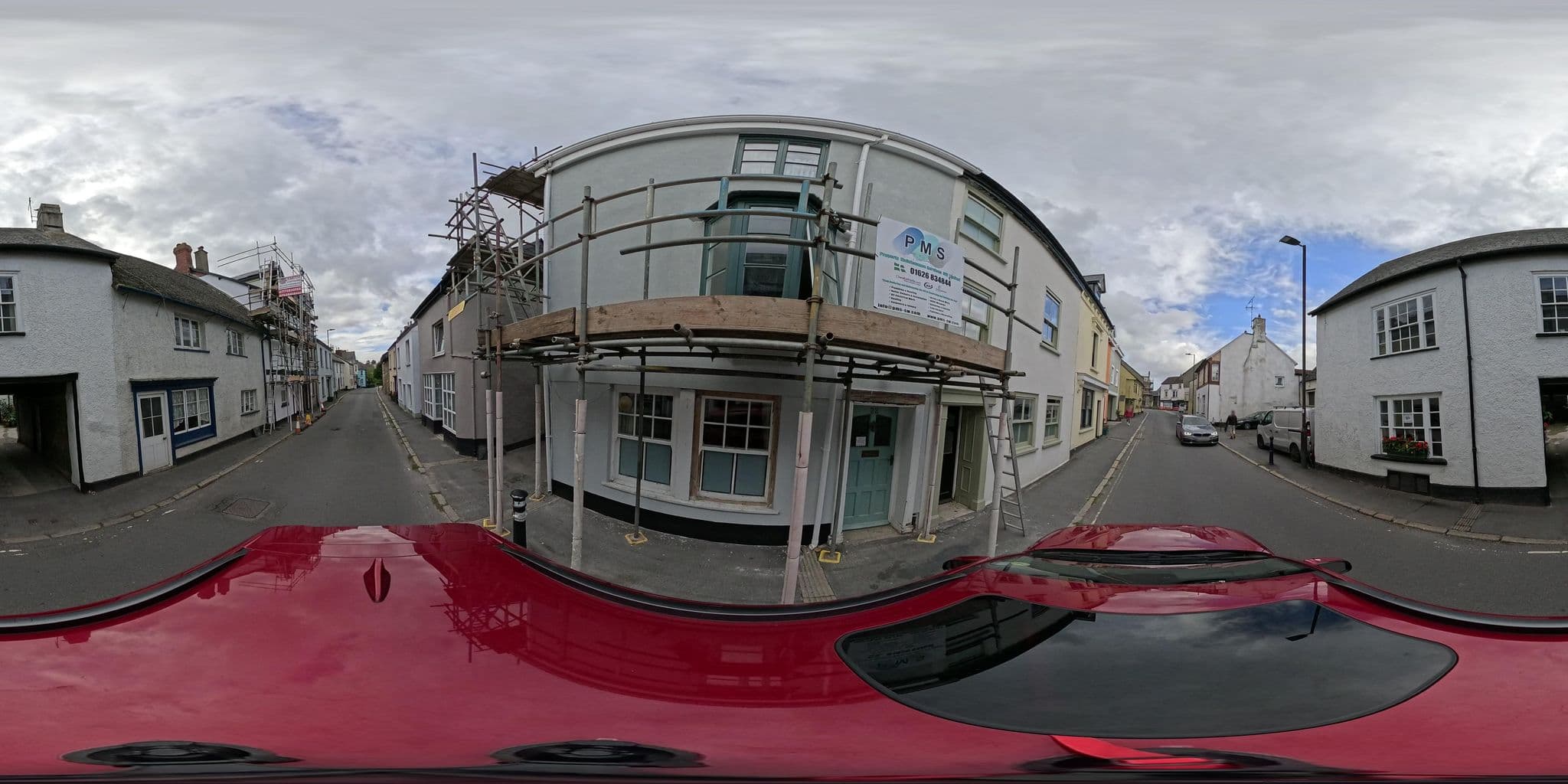 Street view near The Longhouse B & B, Moretonhampstead — © southglos (CC BY-SA · Mapillary)