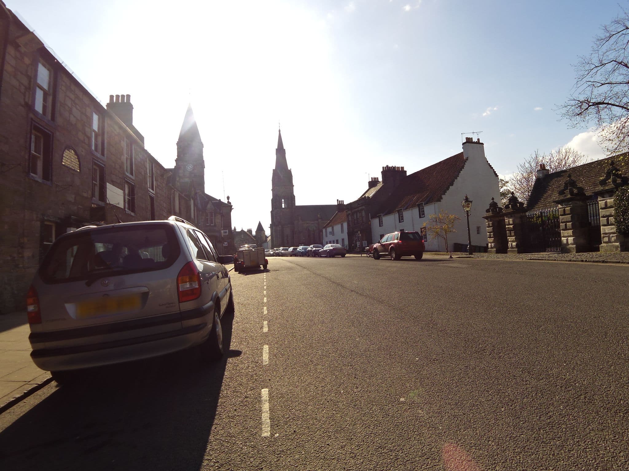 Street view near The Bruce, Falkland — © smsm1 (CC BY-SA · Mapillary)