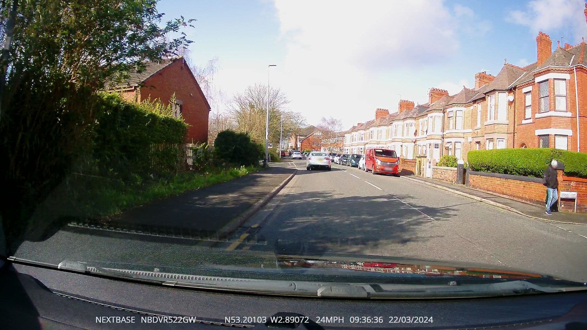 Street view near Brookside Hotel, Hoole — © RyanBush (CC BY-SA · Mapillary)