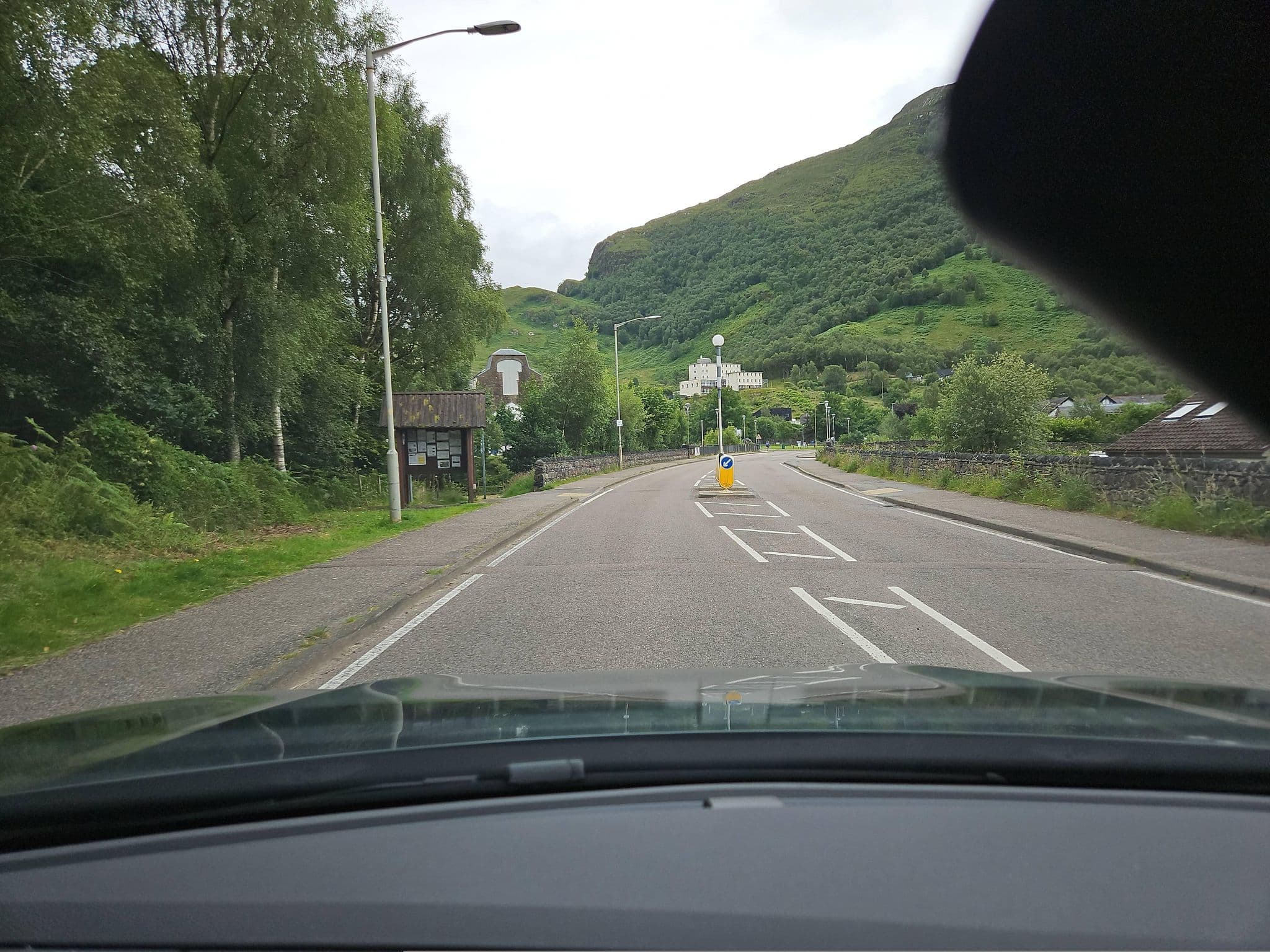 Street view near Tailrace Inn, Fort William