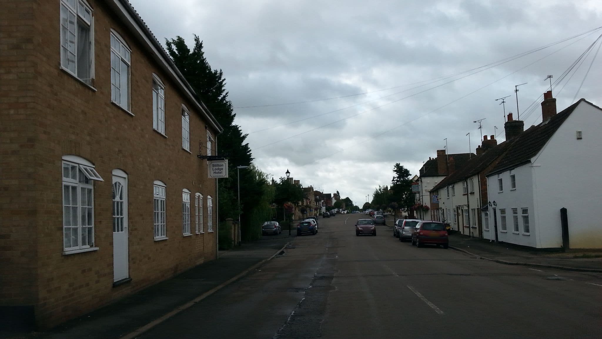 Street view near The Stilton Lodge, Stilton — © adam2 (CC BY-SA · Mapillary)