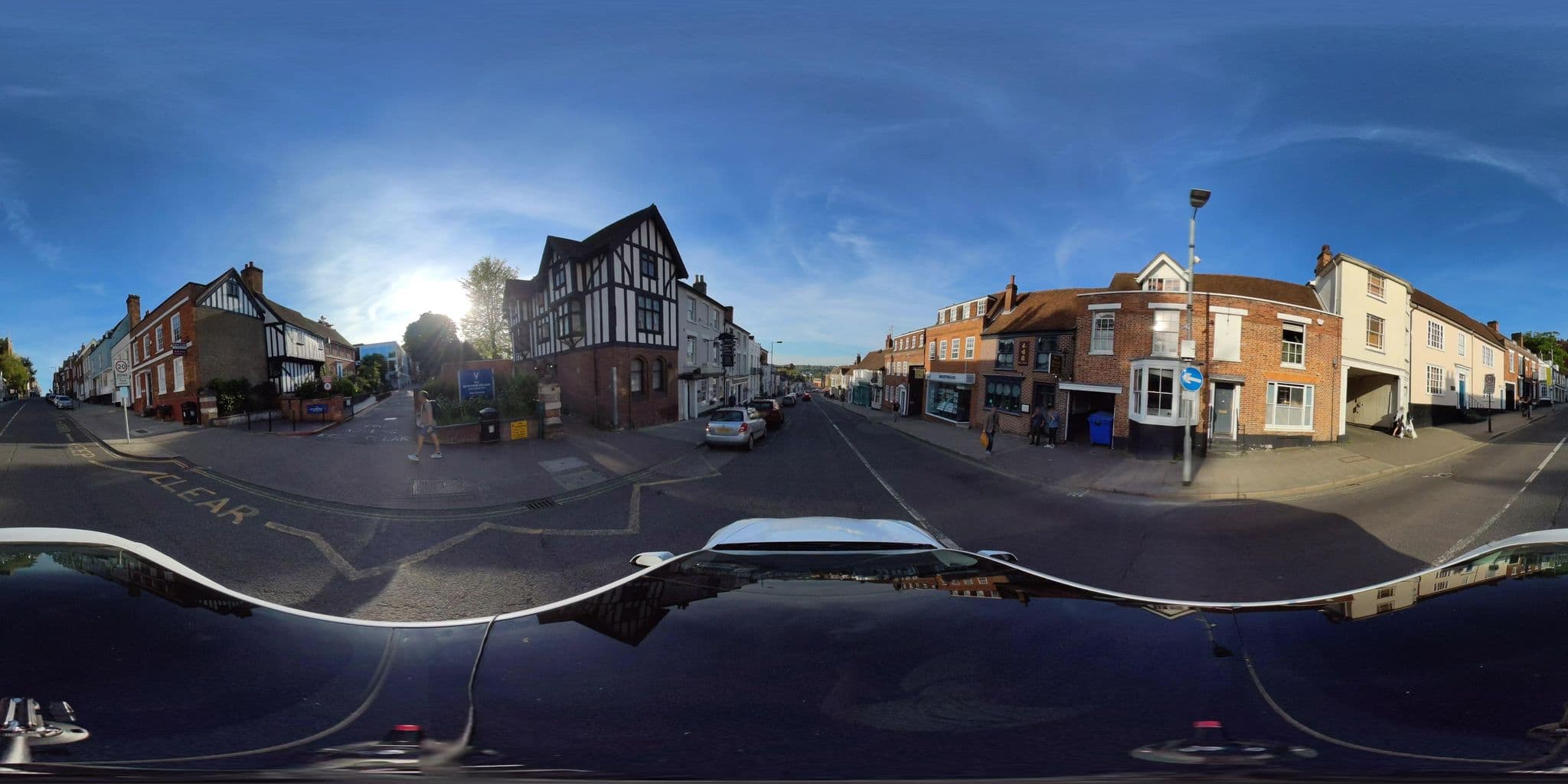Street view near The North Hill Hotel, Colchester — © JamesPain (CC BY-SA · Mapillary)