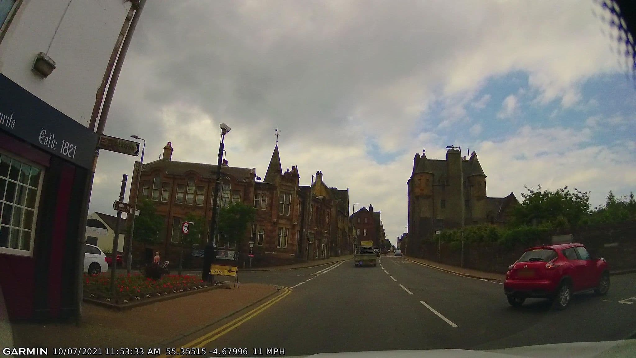 Street view near Cassillis Hotel, Maybole — © gmc (CC BY-SA · Mapillary)