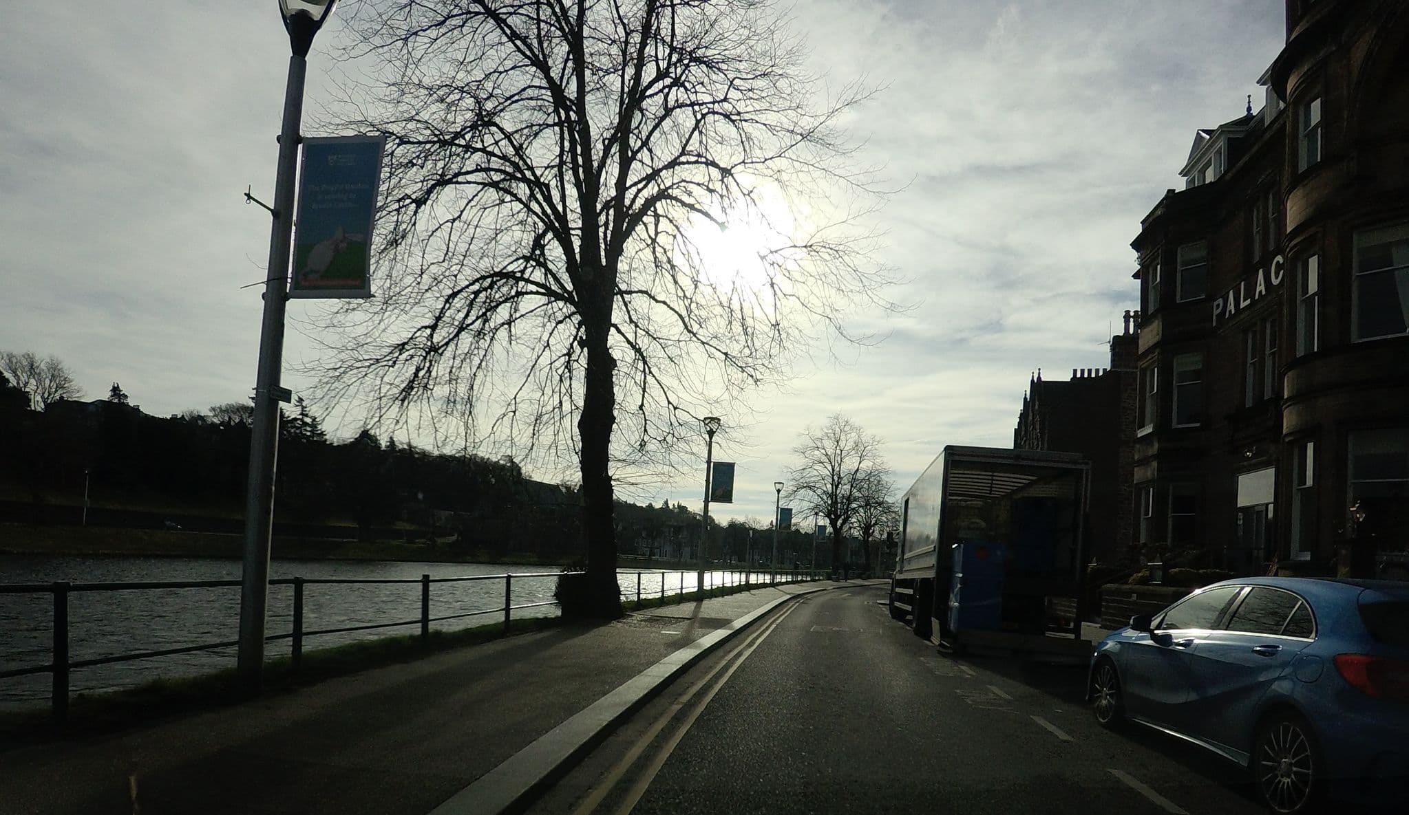 Street view near Palace Hotel, Inverness — © hobgoblin (CC BY-SA · Mapillary)