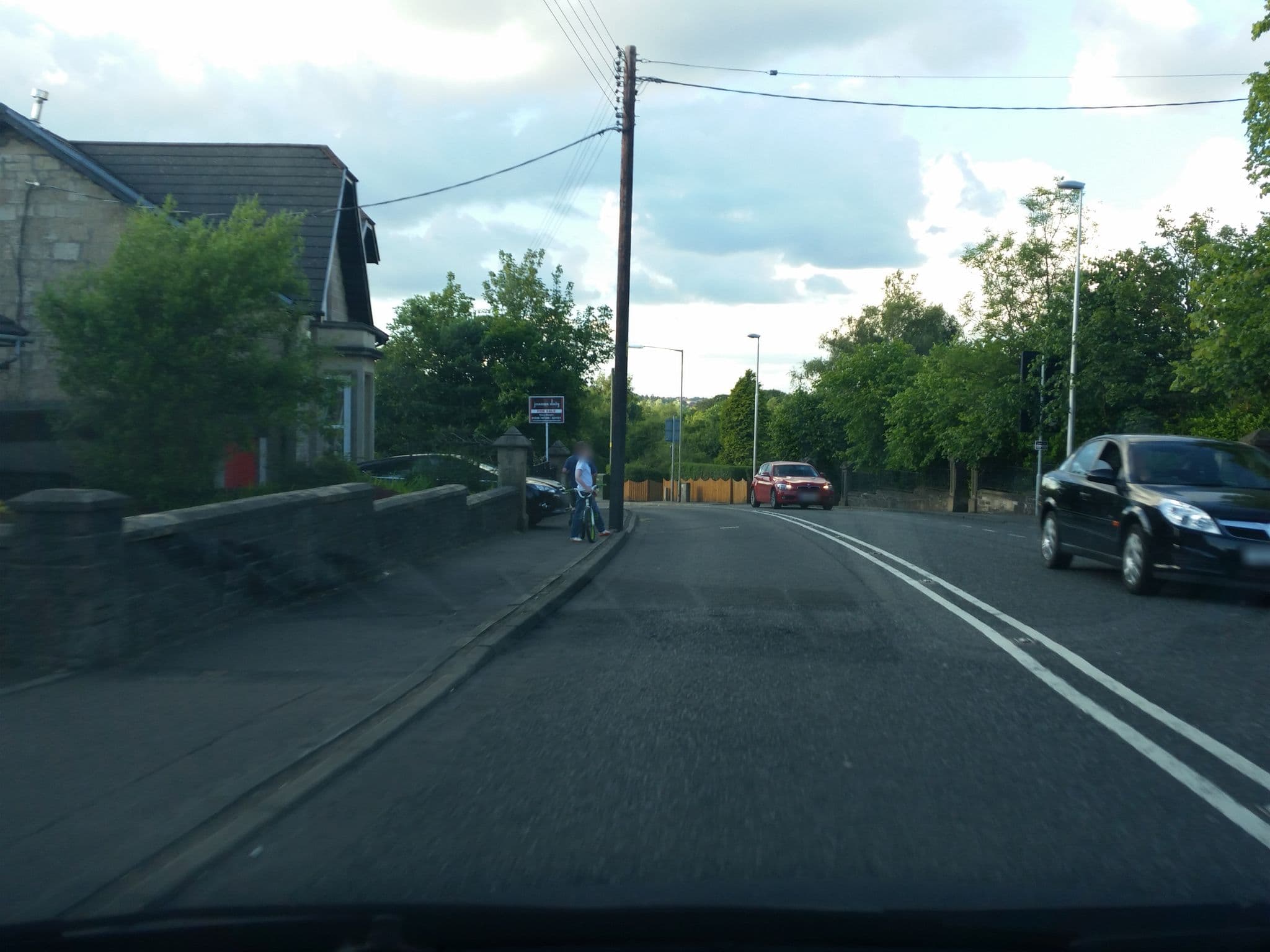 Street view near Calderbank Guesthouse, Calderbank — © marscot (CC BY-SA · Mapillary)