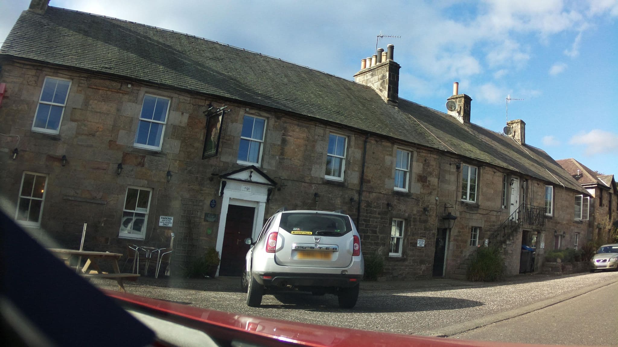 Street view near Allan Ramsay Hotel, West Linton — © southglos (CC BY-SA · Mapillary)