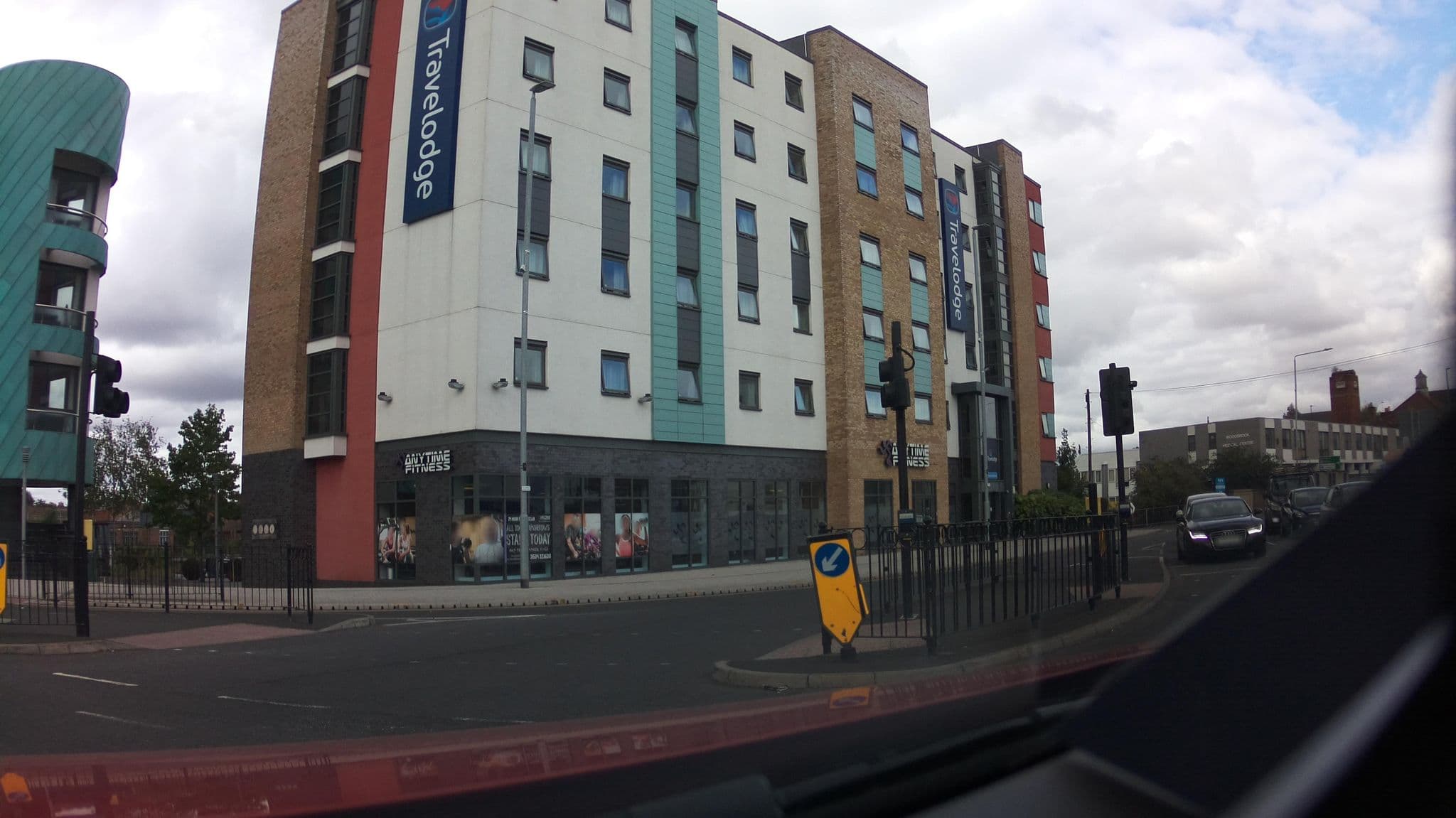 Street view near Travelodge, Loughborough — © southglos (CC BY-SA · Mapillary)