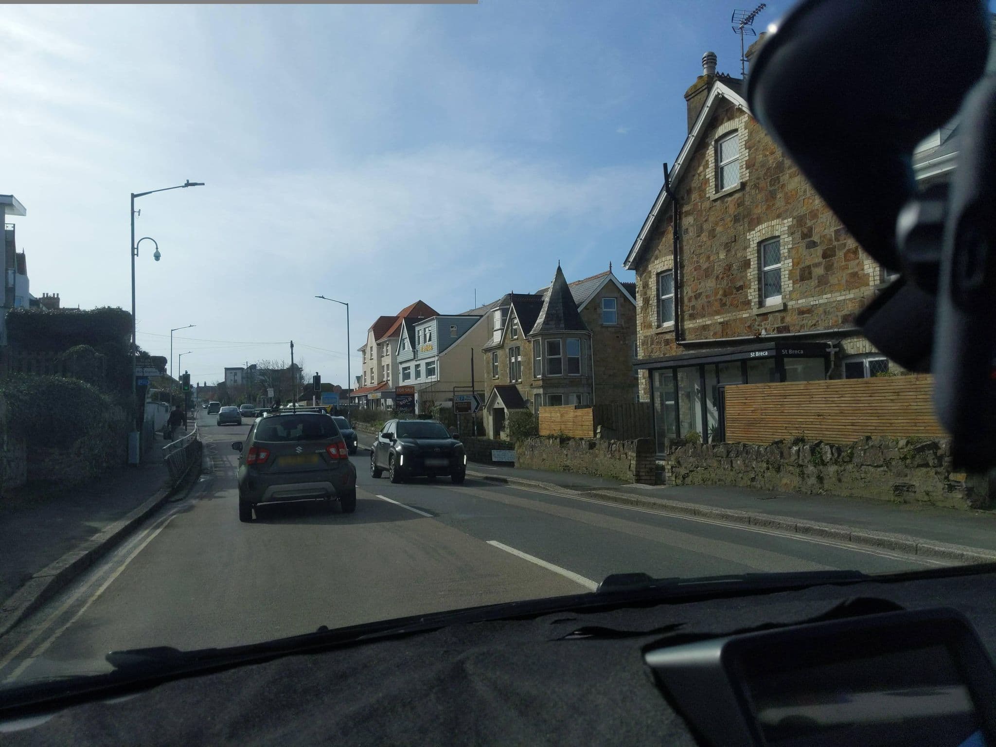 Street view near St. Breca, Newquay
