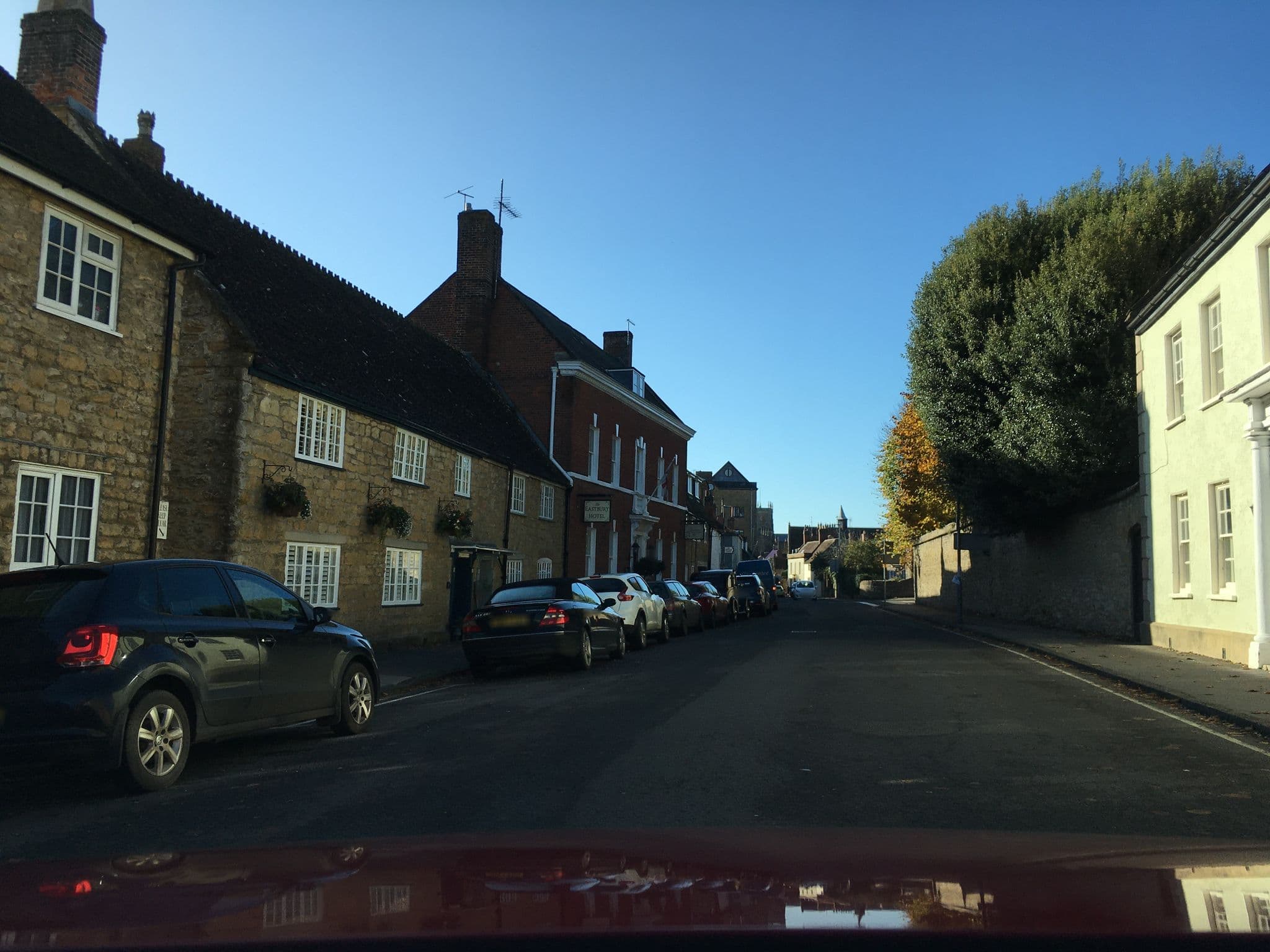 Street view near The Eastbury, Sherborne — © southglos (CC BY-SA · Mapillary)