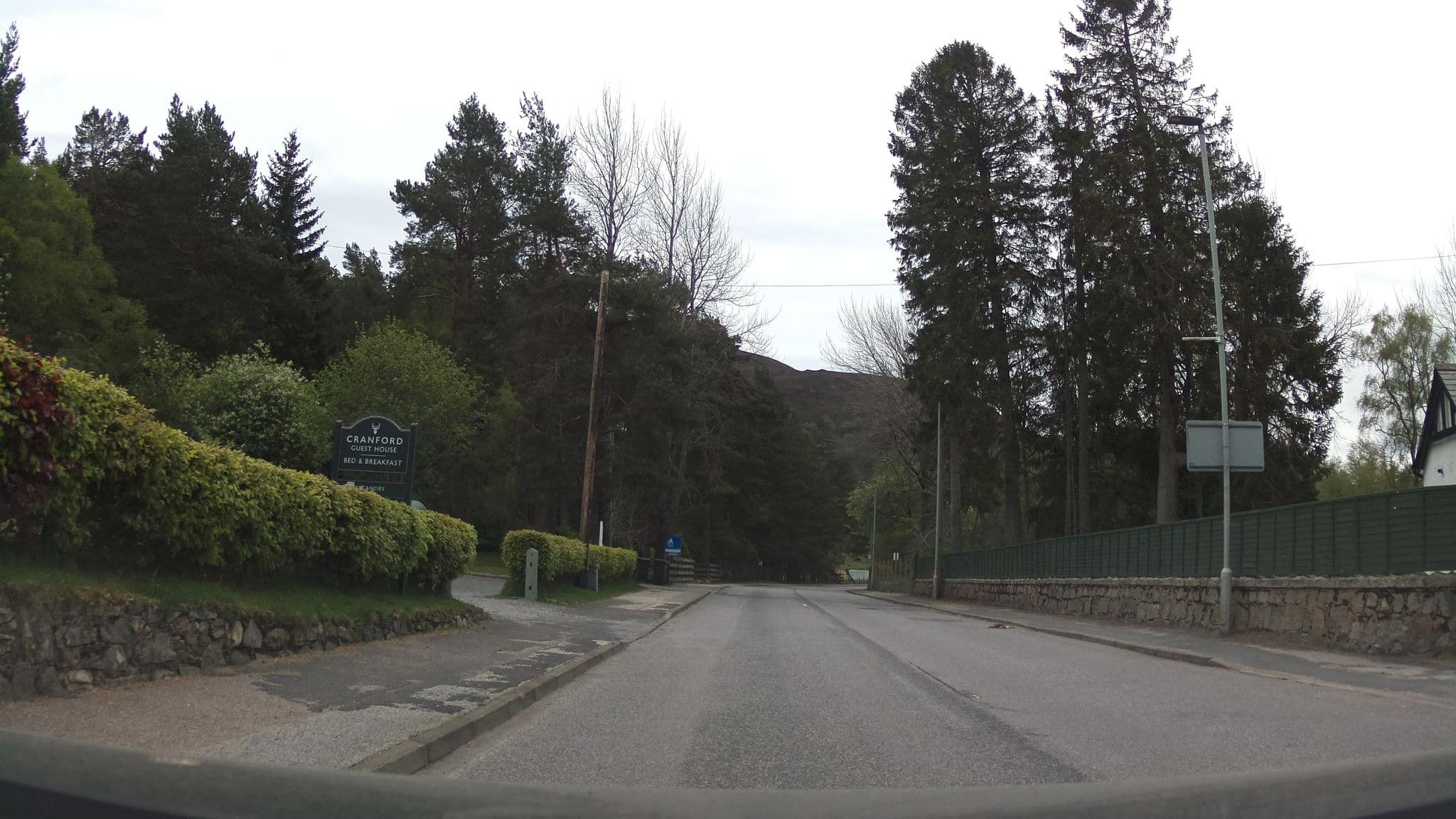 Street view near Cranford Guest House, Ballater — © southglos (CC BY-SA · Mapillary)