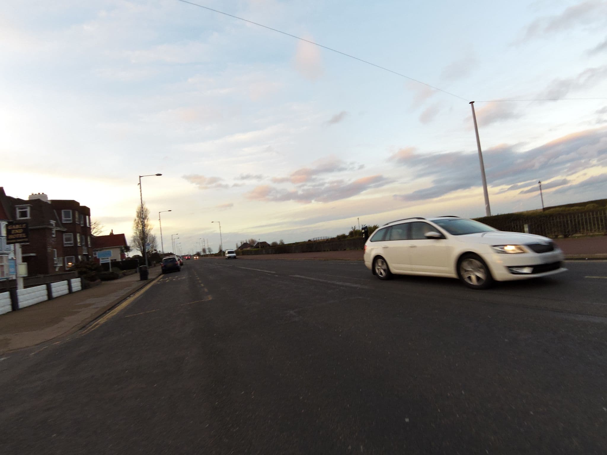 Street view near Gable End Hotel, Great Yarmouth