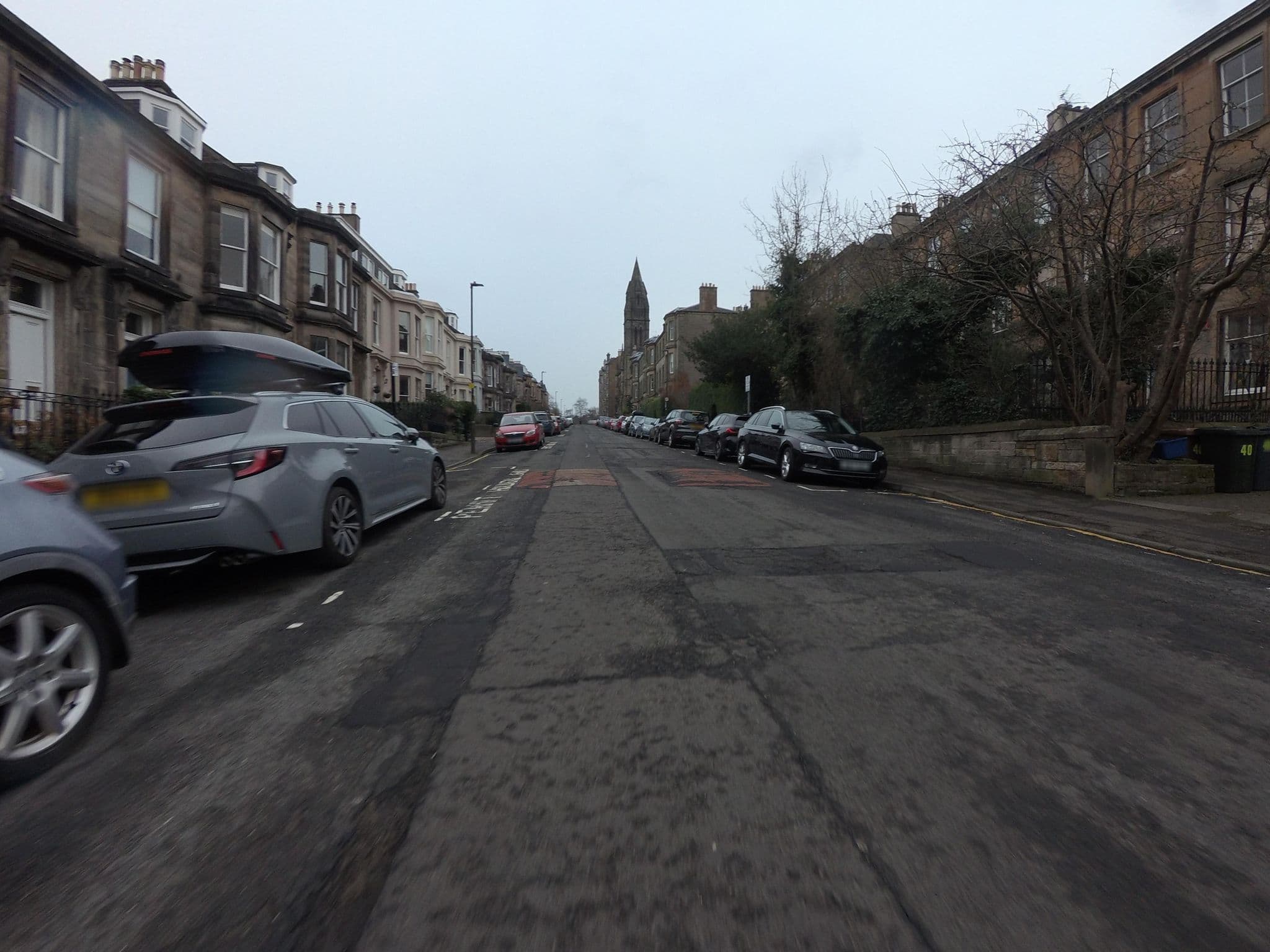 Street view near Menzies, Edinburgh