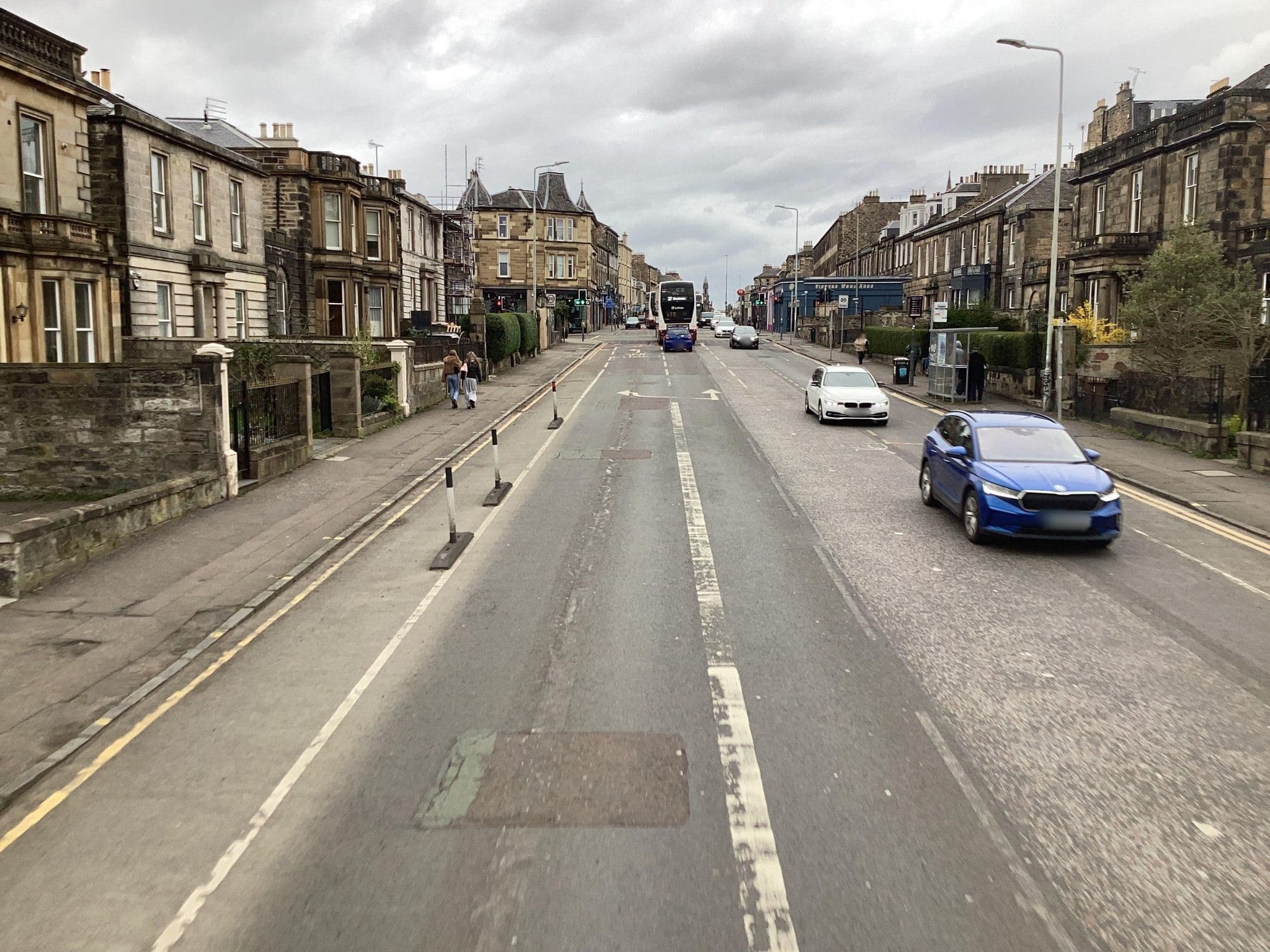 Street view near The Residence, Edinburgh