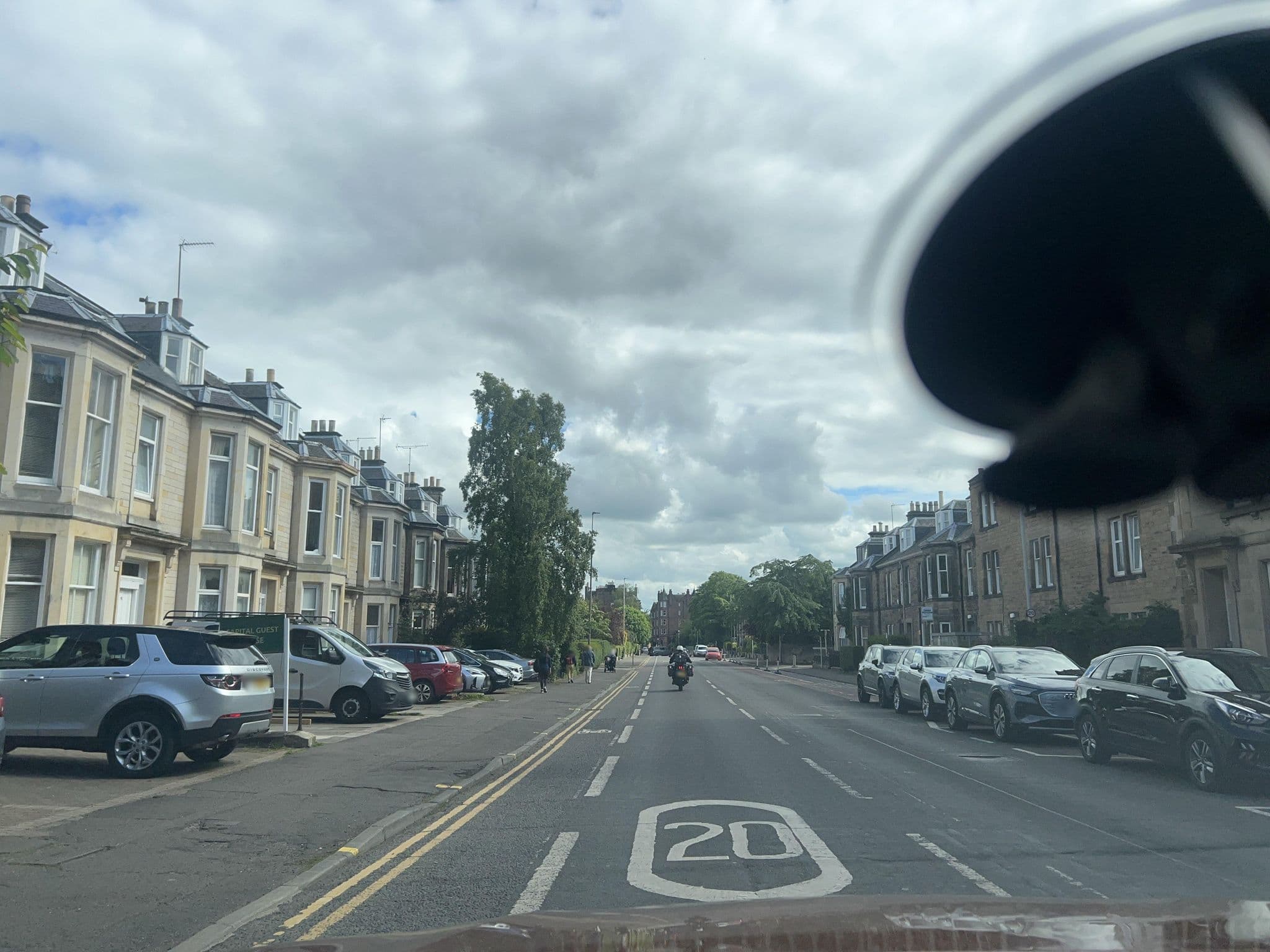Street view near Capital Guest House, Edinburgh