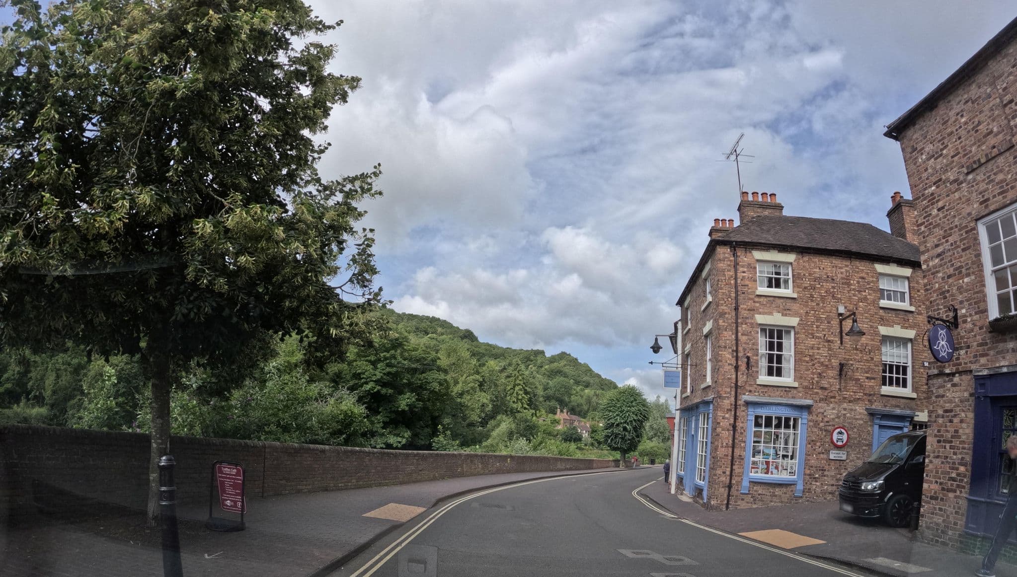 Street view near The Library House, Ironbridge — © hobgoblin (CC BY-SA · Mapillary)