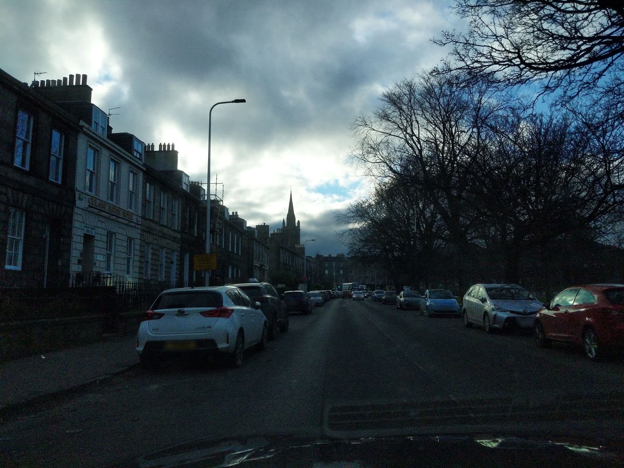 Street view near Culane House Hotel, Edinburgh