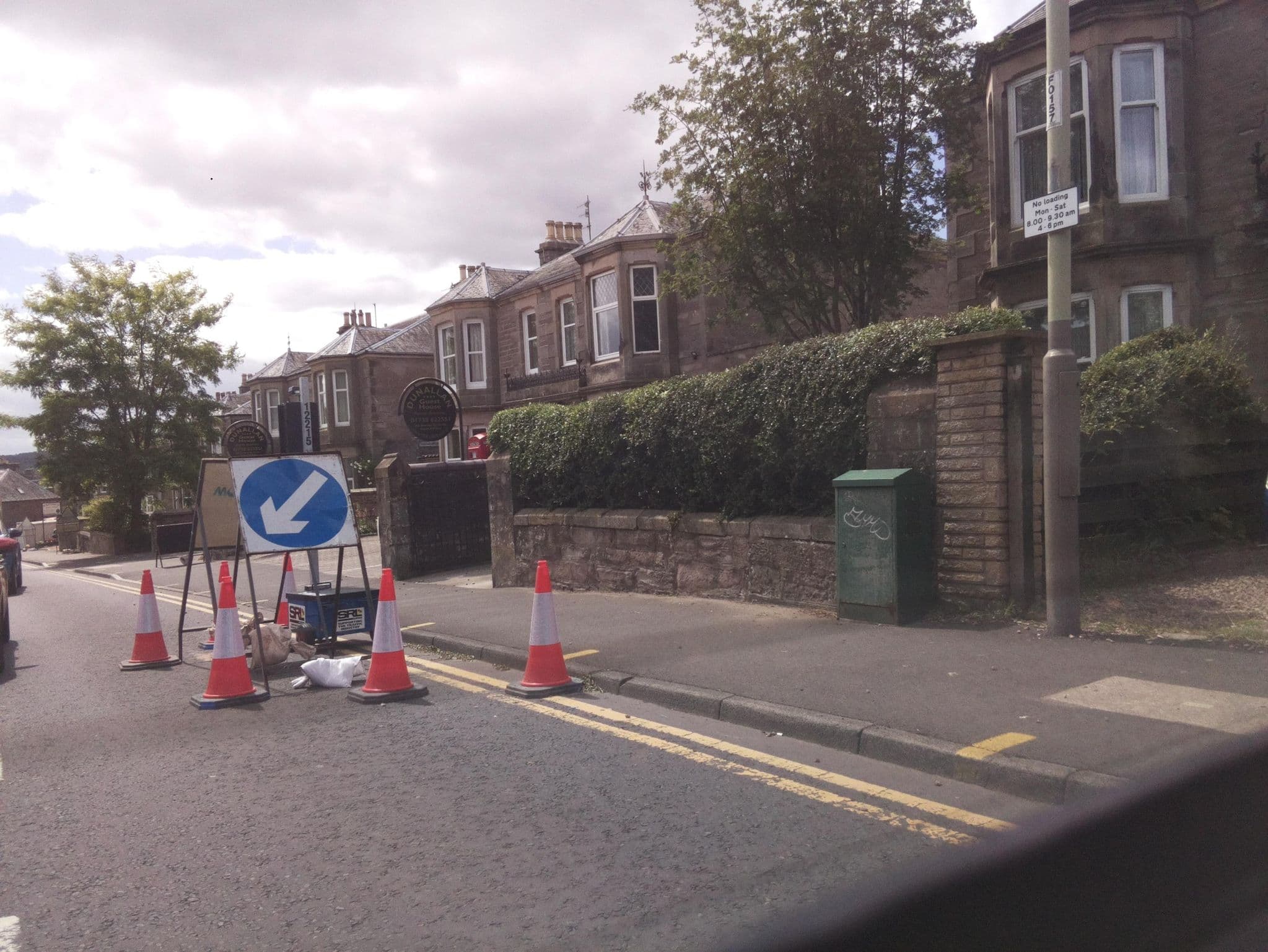 Street view near Clunie Guest House, Perth — © southglos (CC BY-SA · Mapillary)
