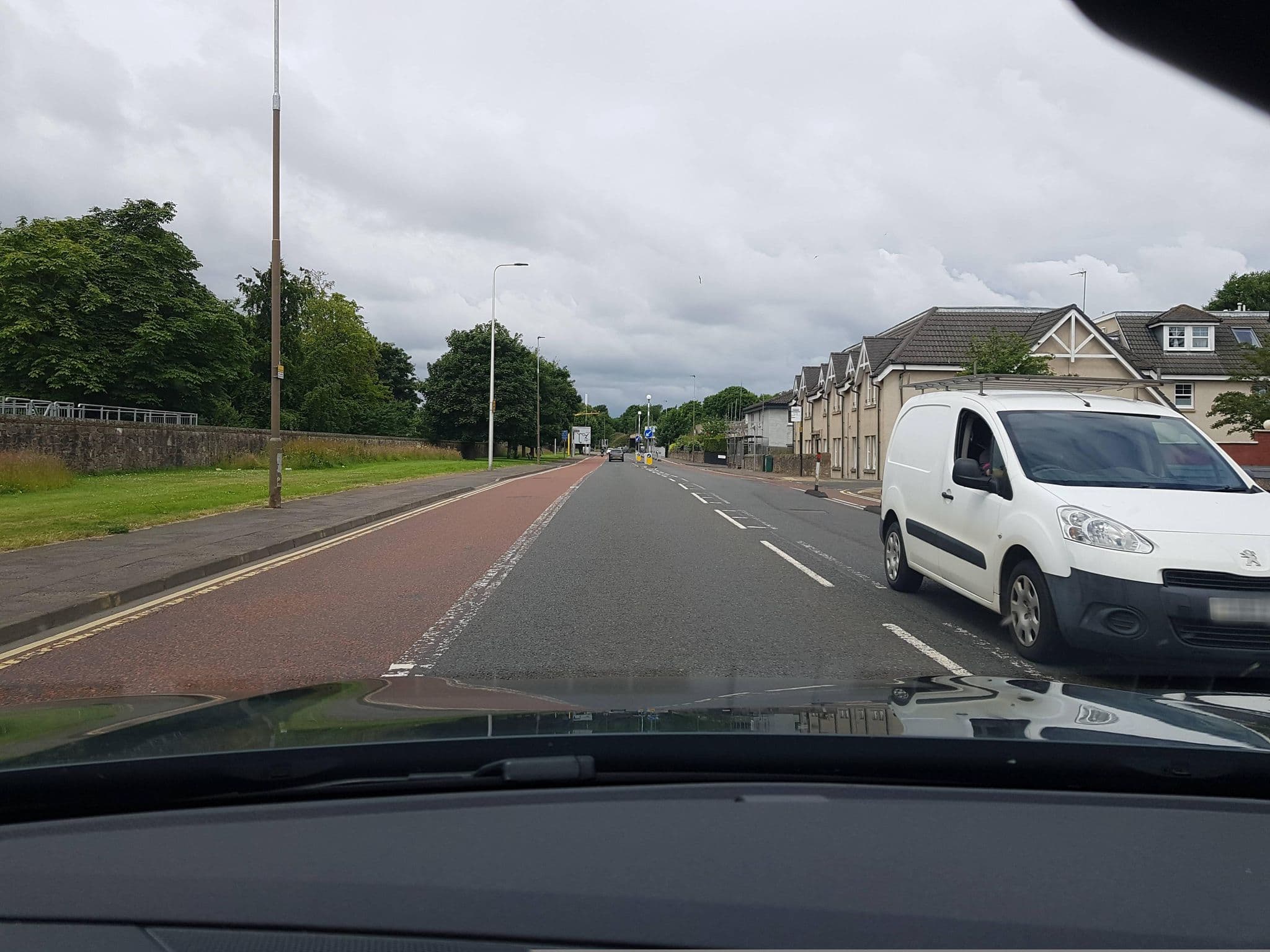 Street view near Alpha Guest House, Danderhall — © toho (CC BY-SA · Mapillary)