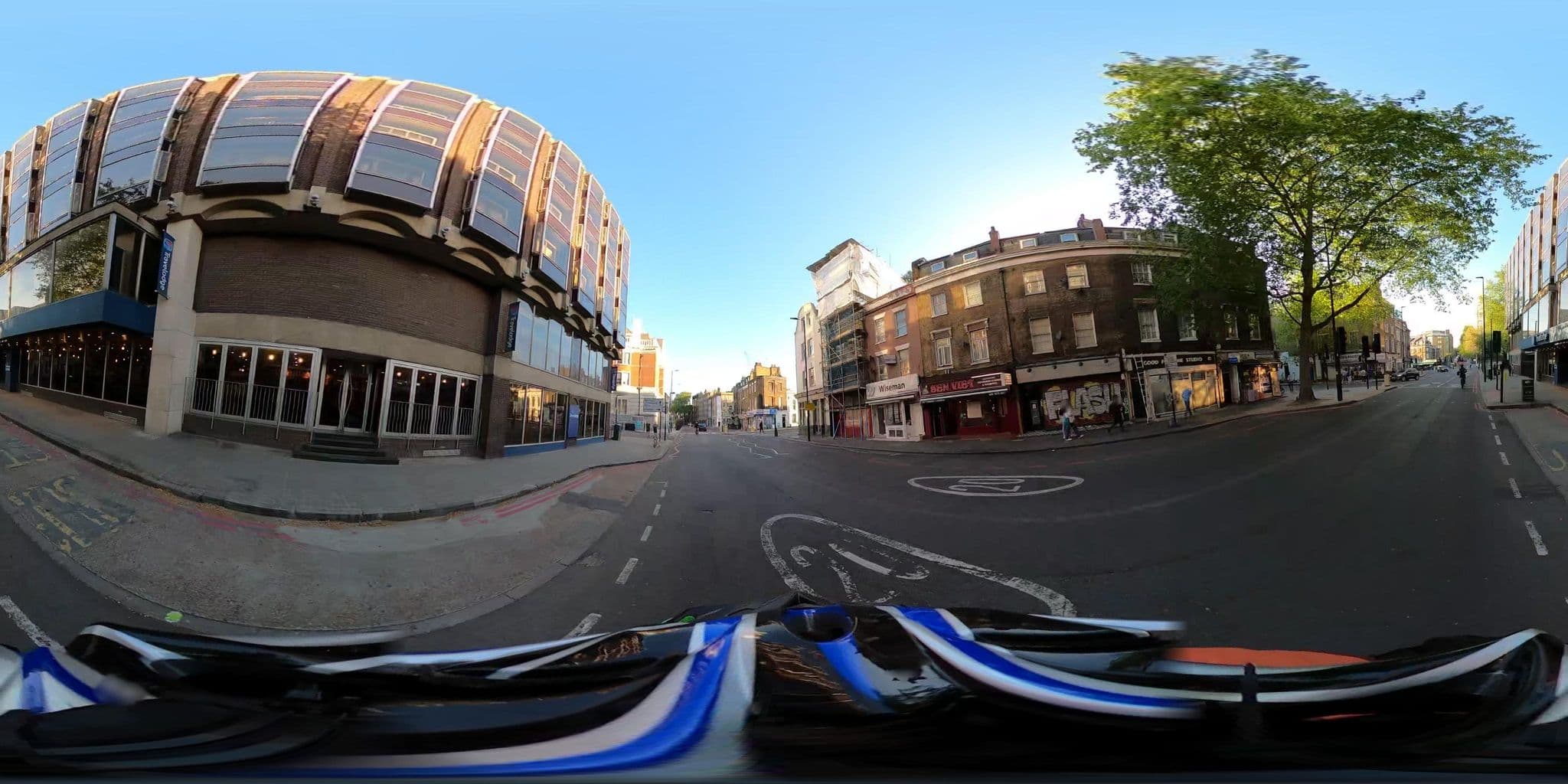 Street view near Clink78, King's Cross — © asturksever (CC BY-SA · Mapillary)