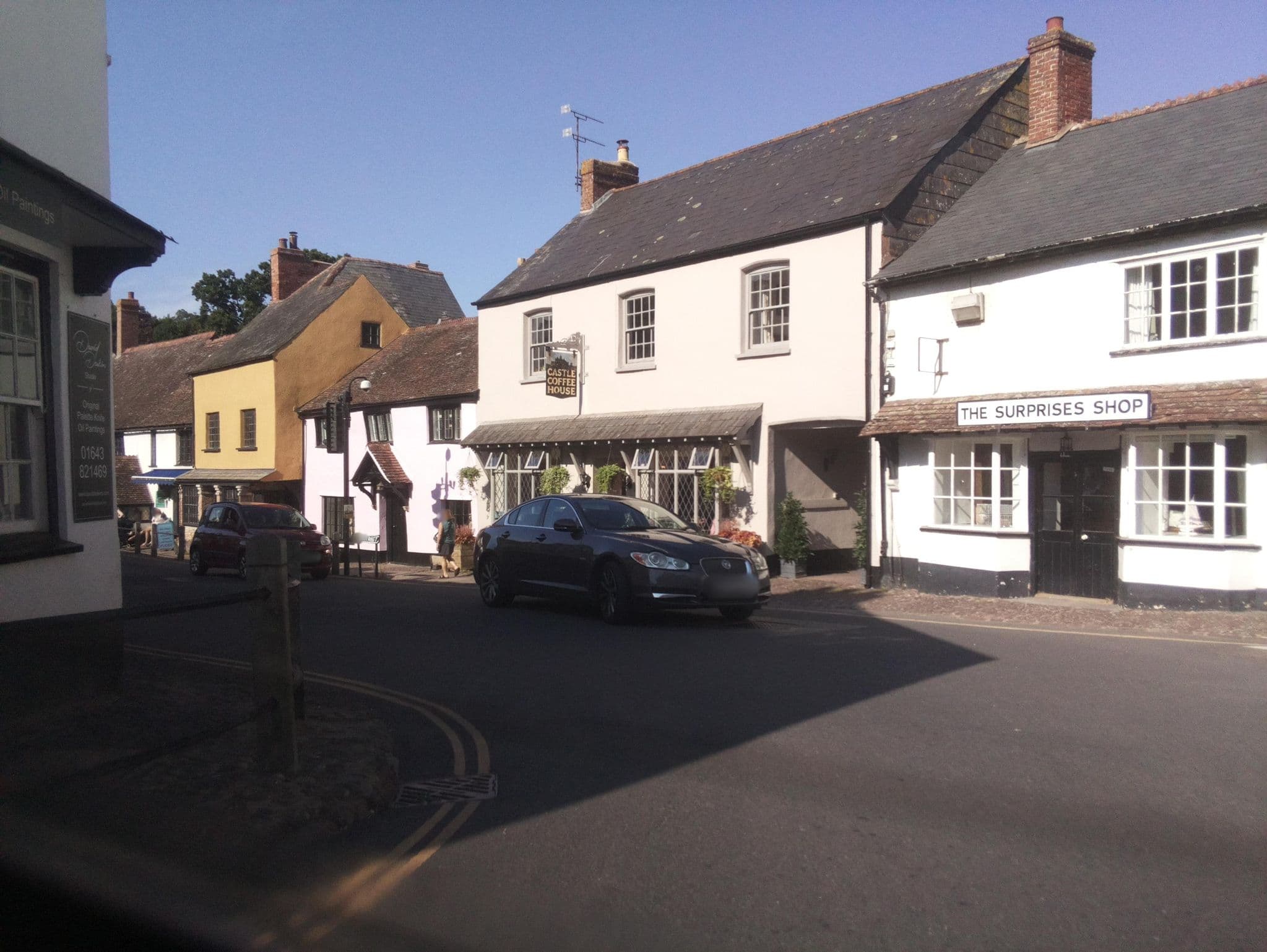 Street view near The Dunster Castle Hotel, Minehead — © southglos (CC BY-SA · Mapillary)
