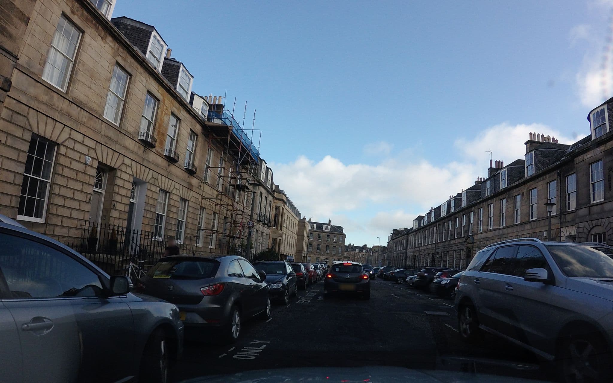 Street view near Albany Hotel, Edinburgh