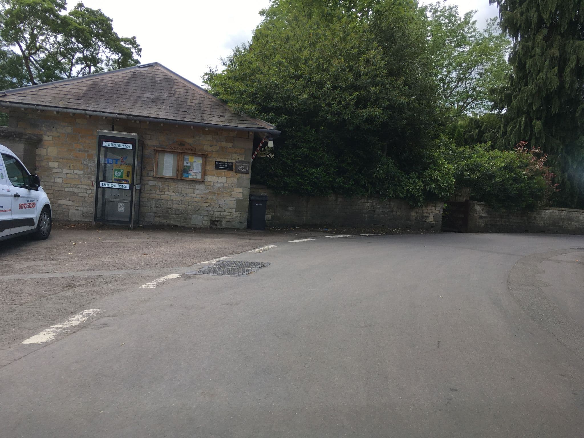 Street view near Cowley Manor, Shurdington — © southglos (CC BY-SA · Mapillary)