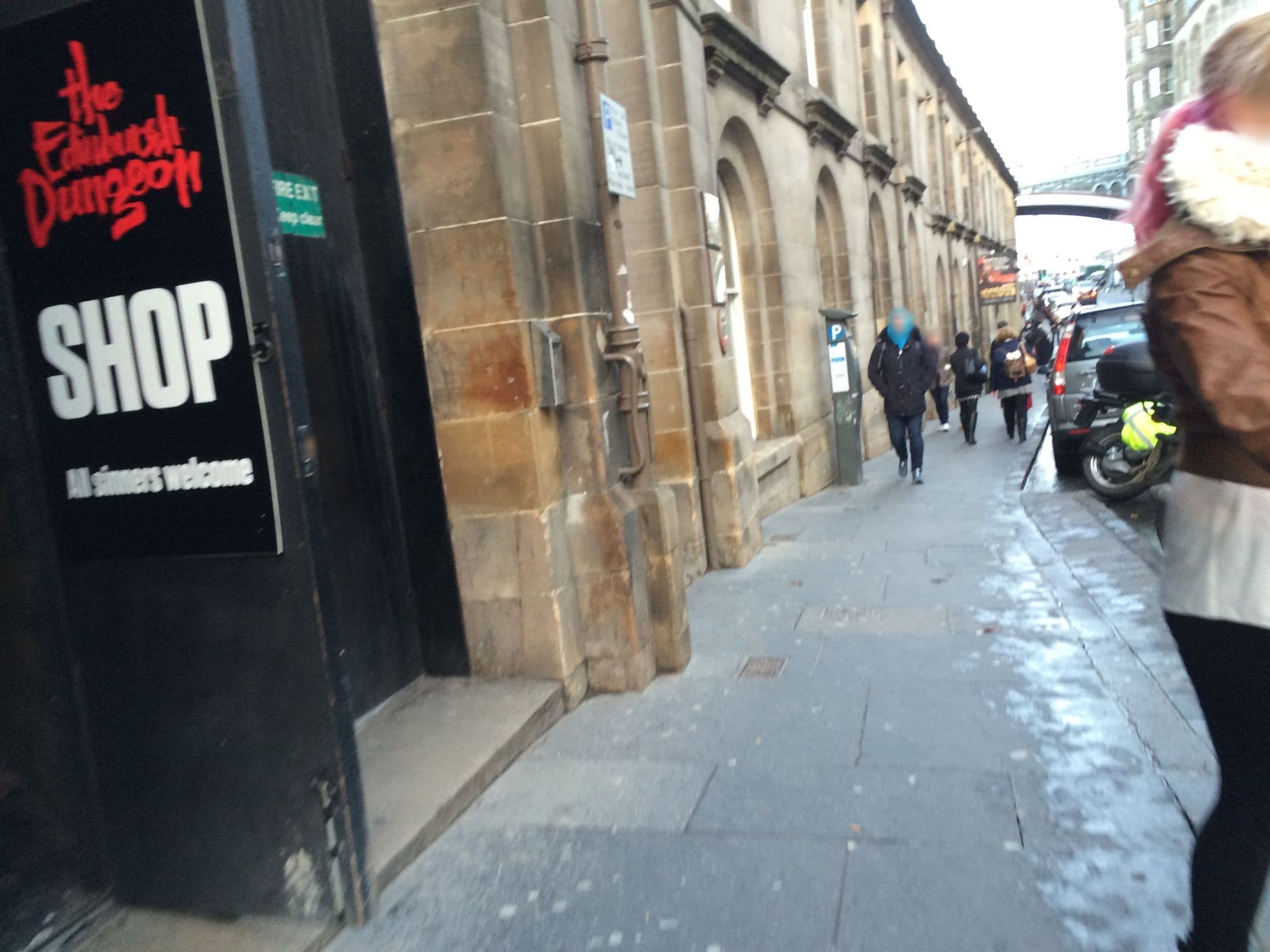Street view near St. Christopher’s Inn - Edinburgh Old Town, Edinburgh