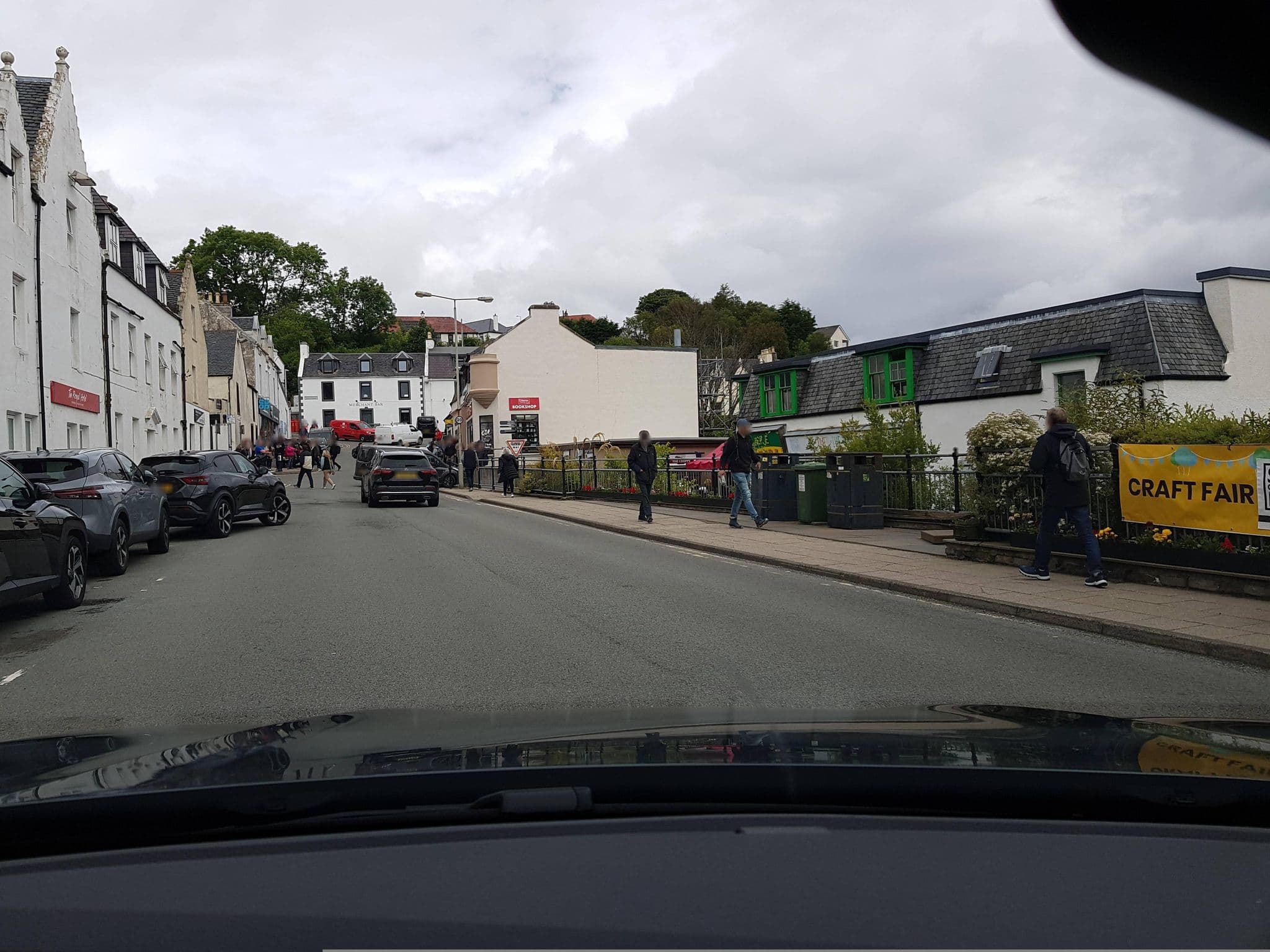 Street view near Rosedale Hotel, Portree