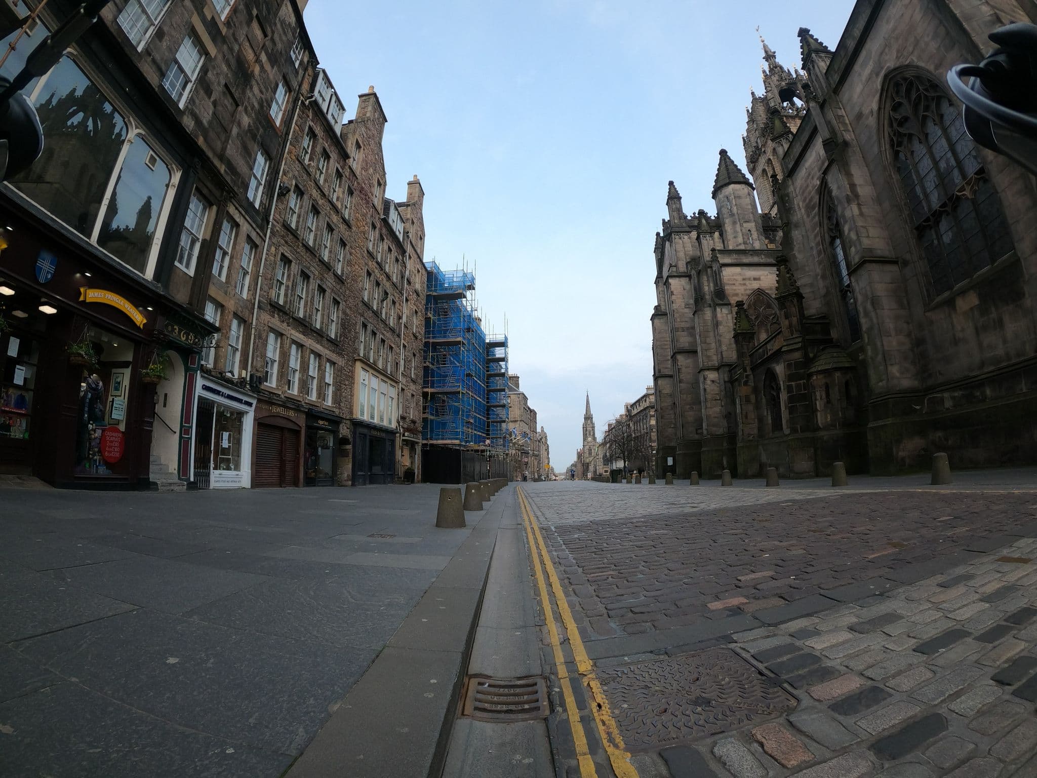 Street view near St. Giles Apartments, Edinburgh