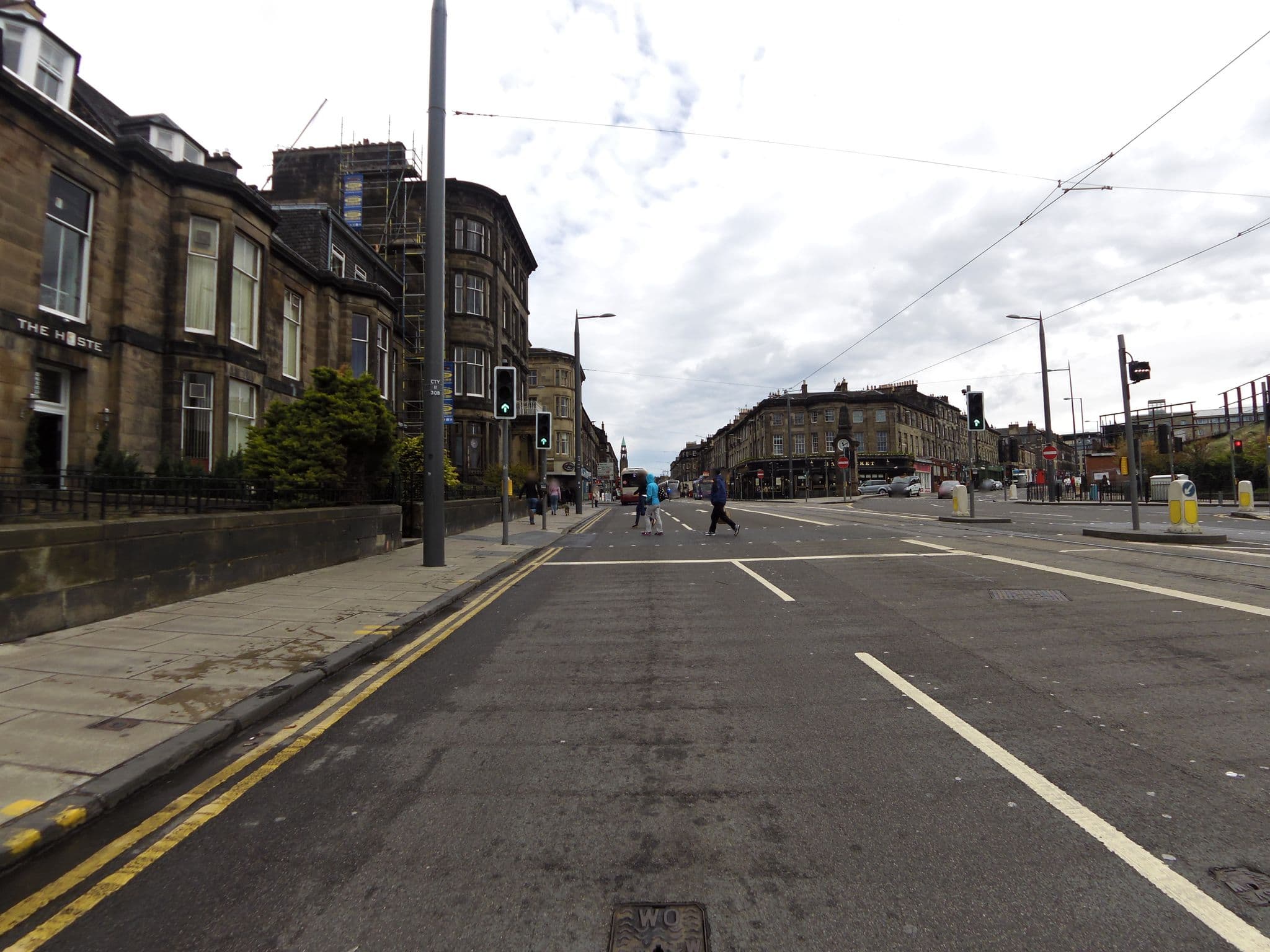 Street view near The Hostel, Edinburgh