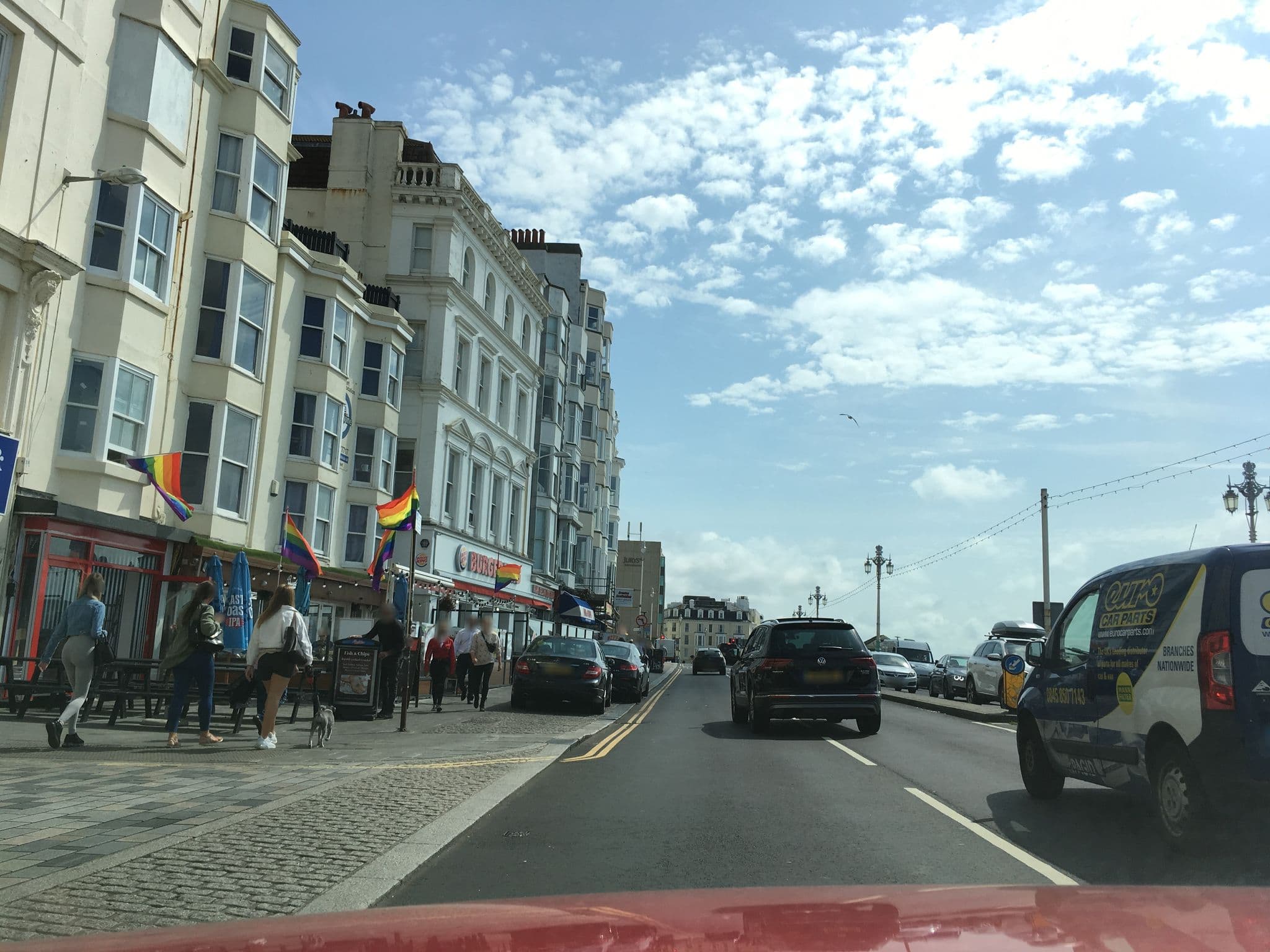 Street view near The Grapevine, Brighton