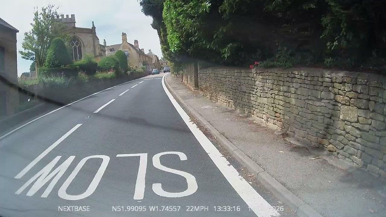 Street view near Quarry Stones B&B, Blockley — © OrangeHurst97 (CC BY-SA · Mapillary)