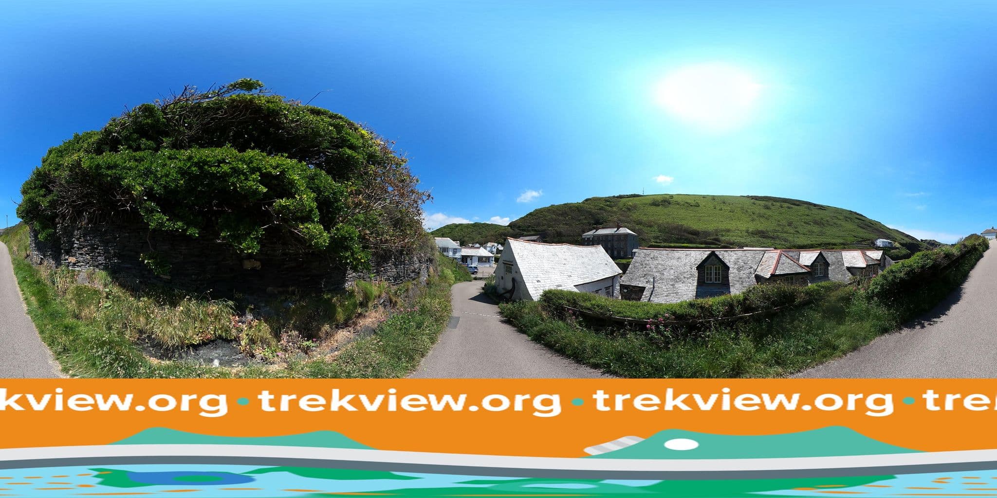 Street view near YHA Boscastle, Tintagel — © trekviewed (CC BY-SA · Mapillary)