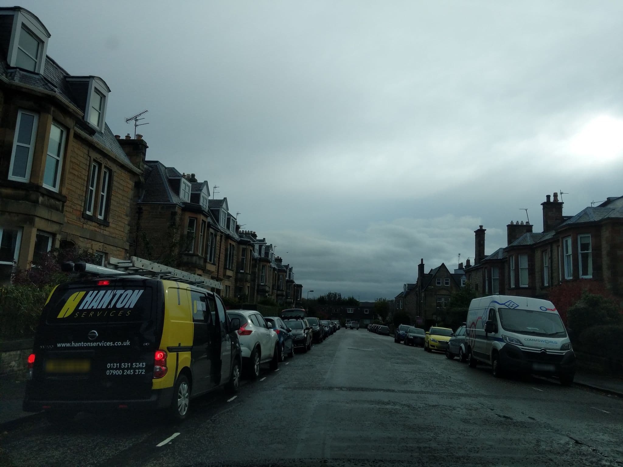 Street view near Rosevale Guest House, Edinburgh