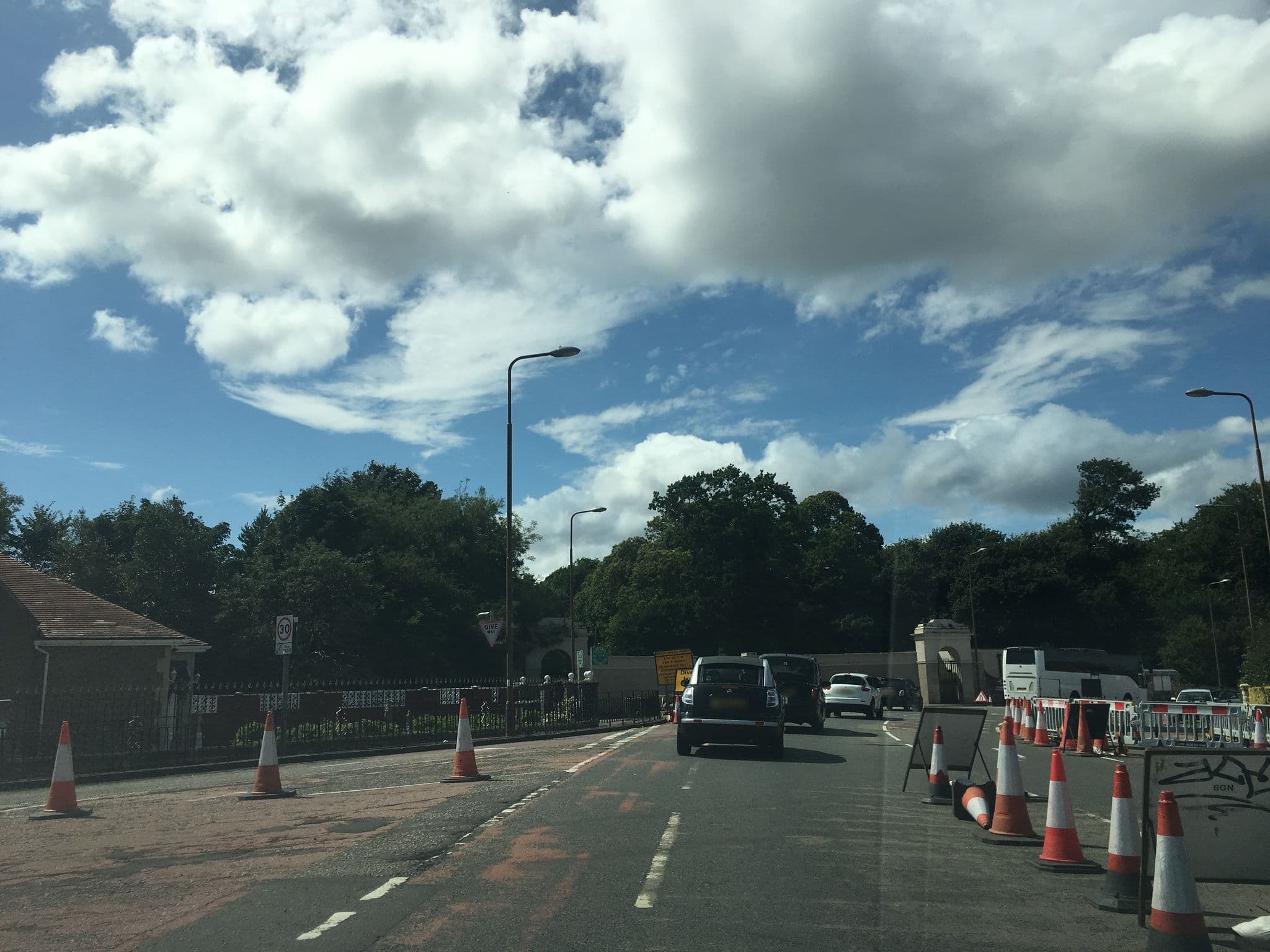 Street view near The Gates B&B, Danderhall — © ccbb7766 (CC BY-SA · Mapillary)