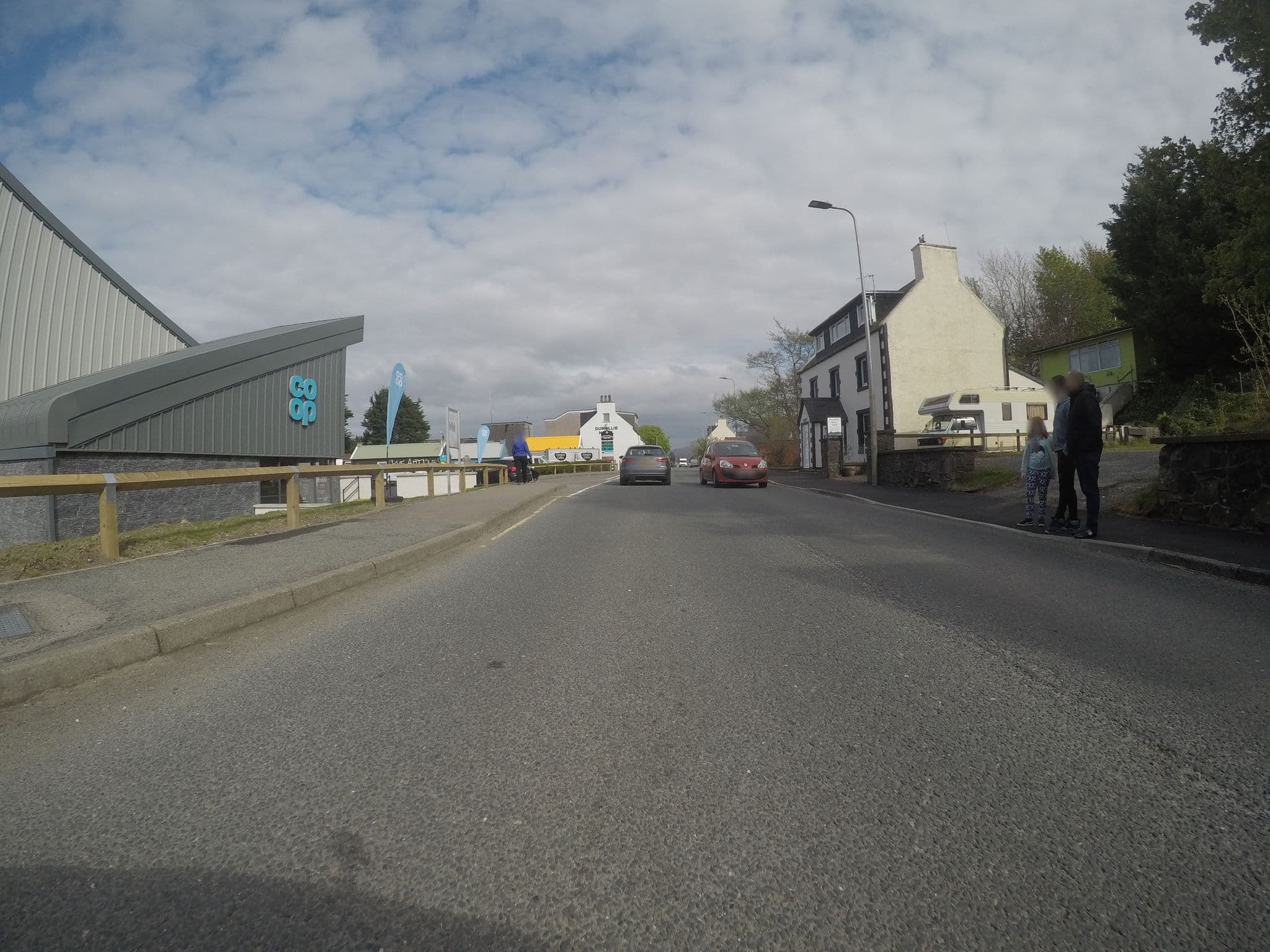 Street view near Broadford House Skye, Portree