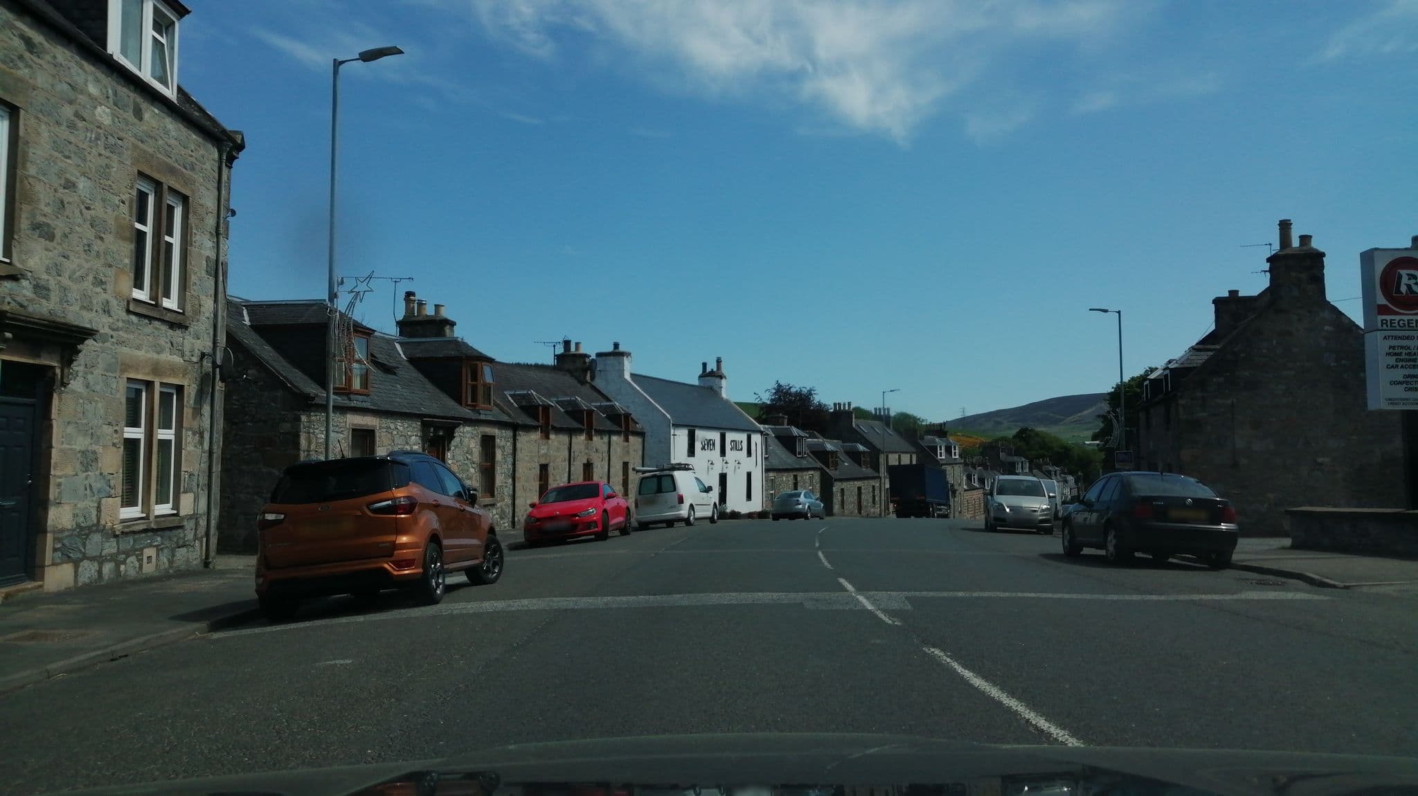 Street view near Tannochbrae, Dufftown — © caz440 (CC BY-SA · Mapillary)