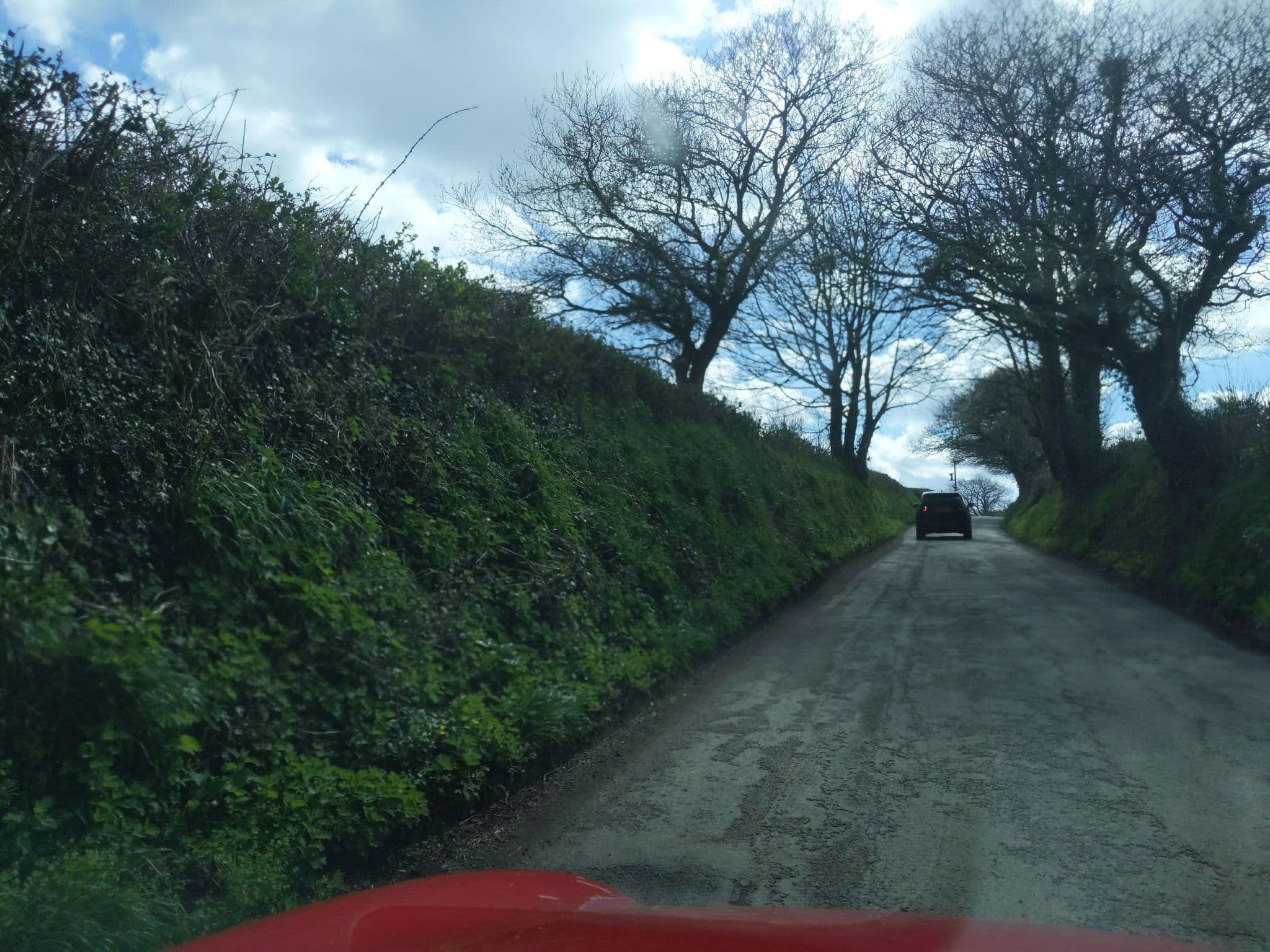 Street view near Chapel Park Farm, Par — © WaggyDog (CC BY-SA · Mapillary)
