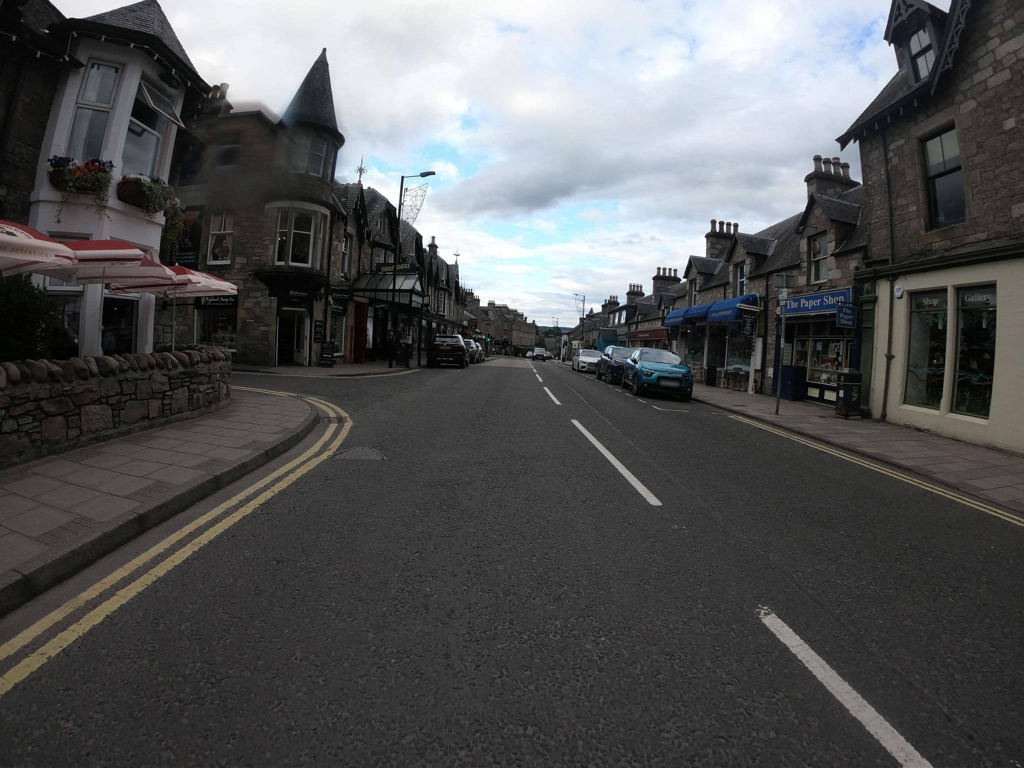 Street view near Pitlochry Backpackers Hotel, Pitlochry — © joostjakob (CC BY-SA · Mapillary)