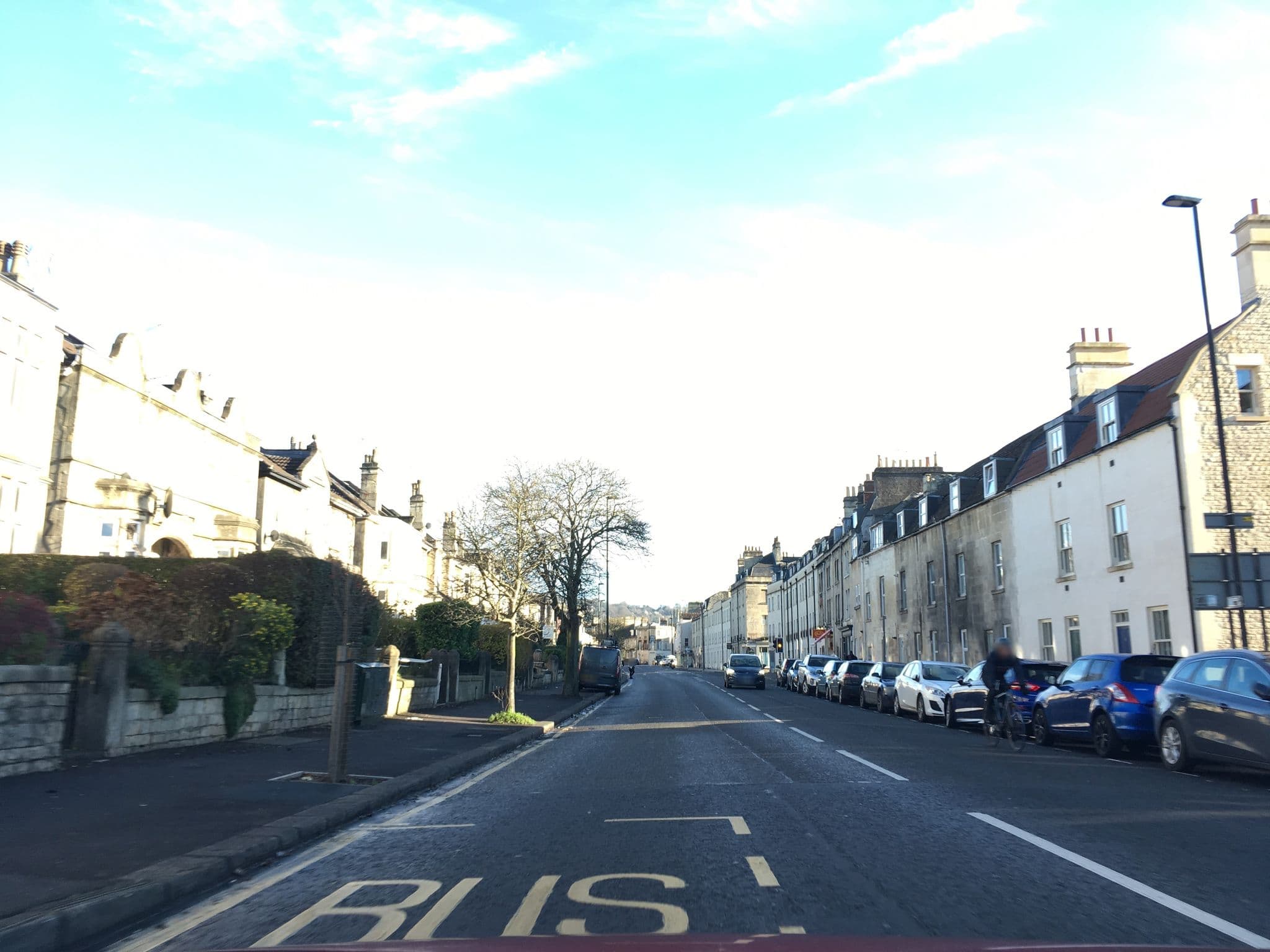 Street view near Two Crescent Gardens, Bath