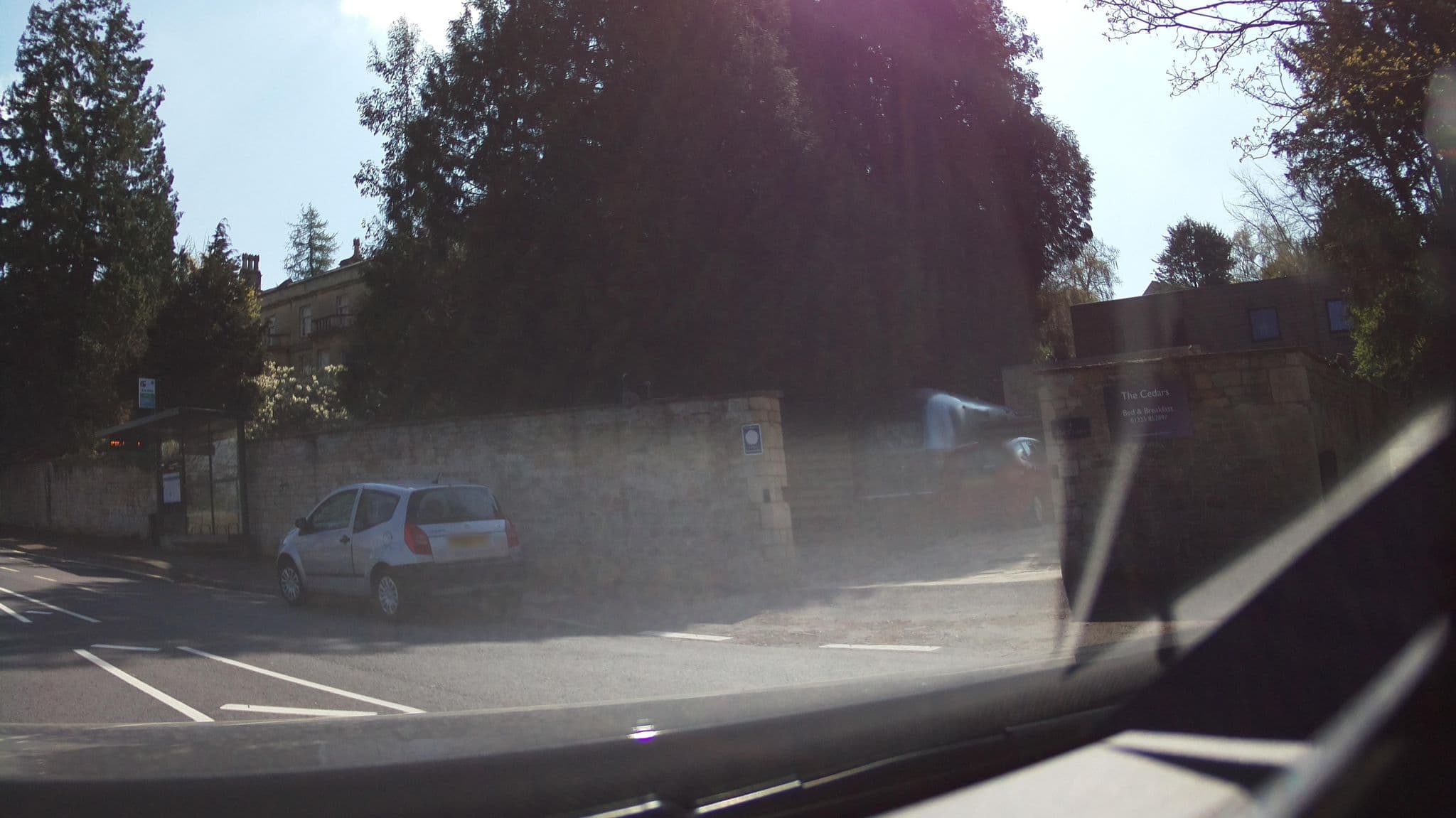 Street view near The Cedars, Bath