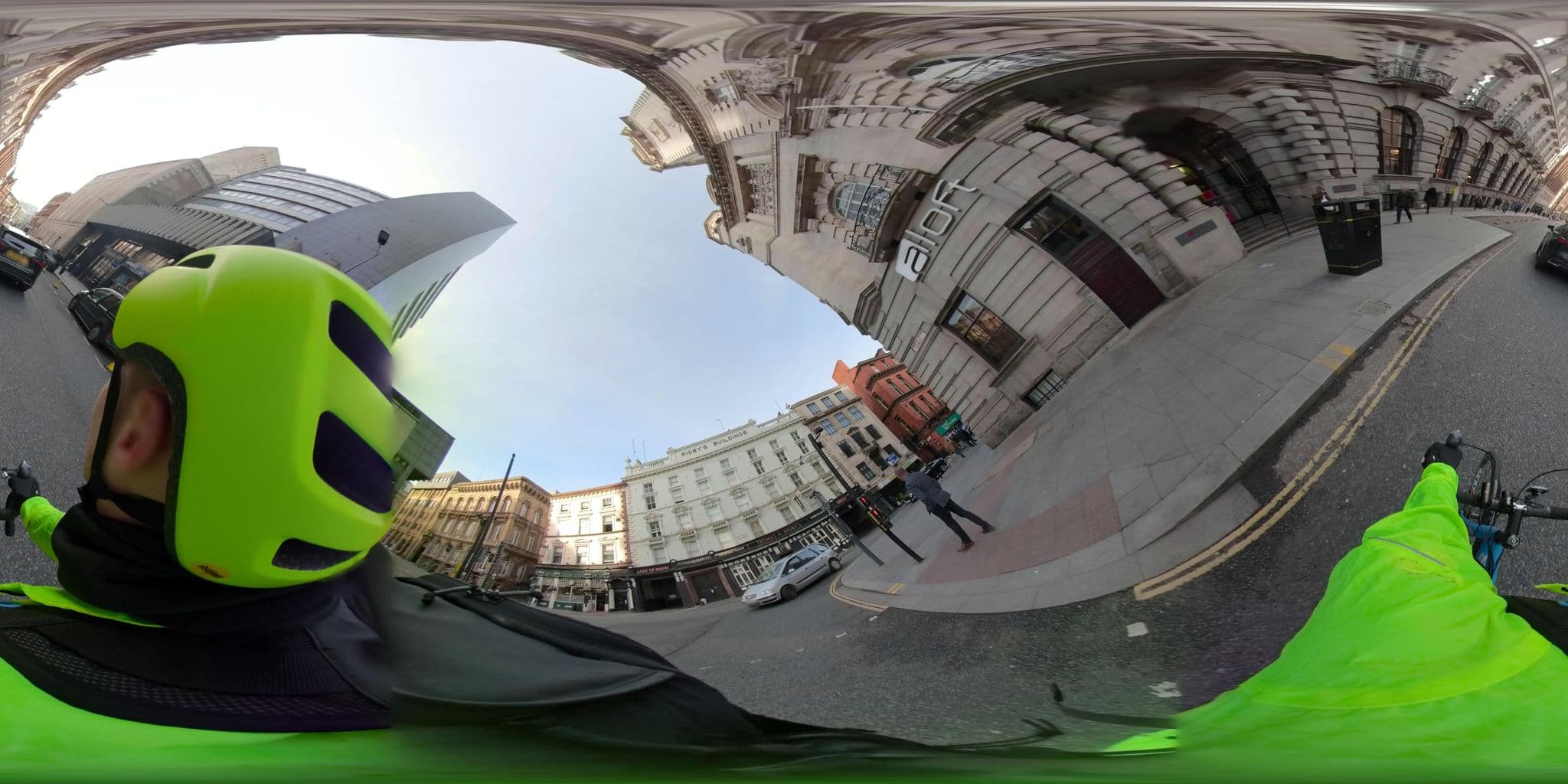 Street view near Aloft Liverpool Hotel, Liverpool — © markagreen14 (CC BY-SA · Mapillary)