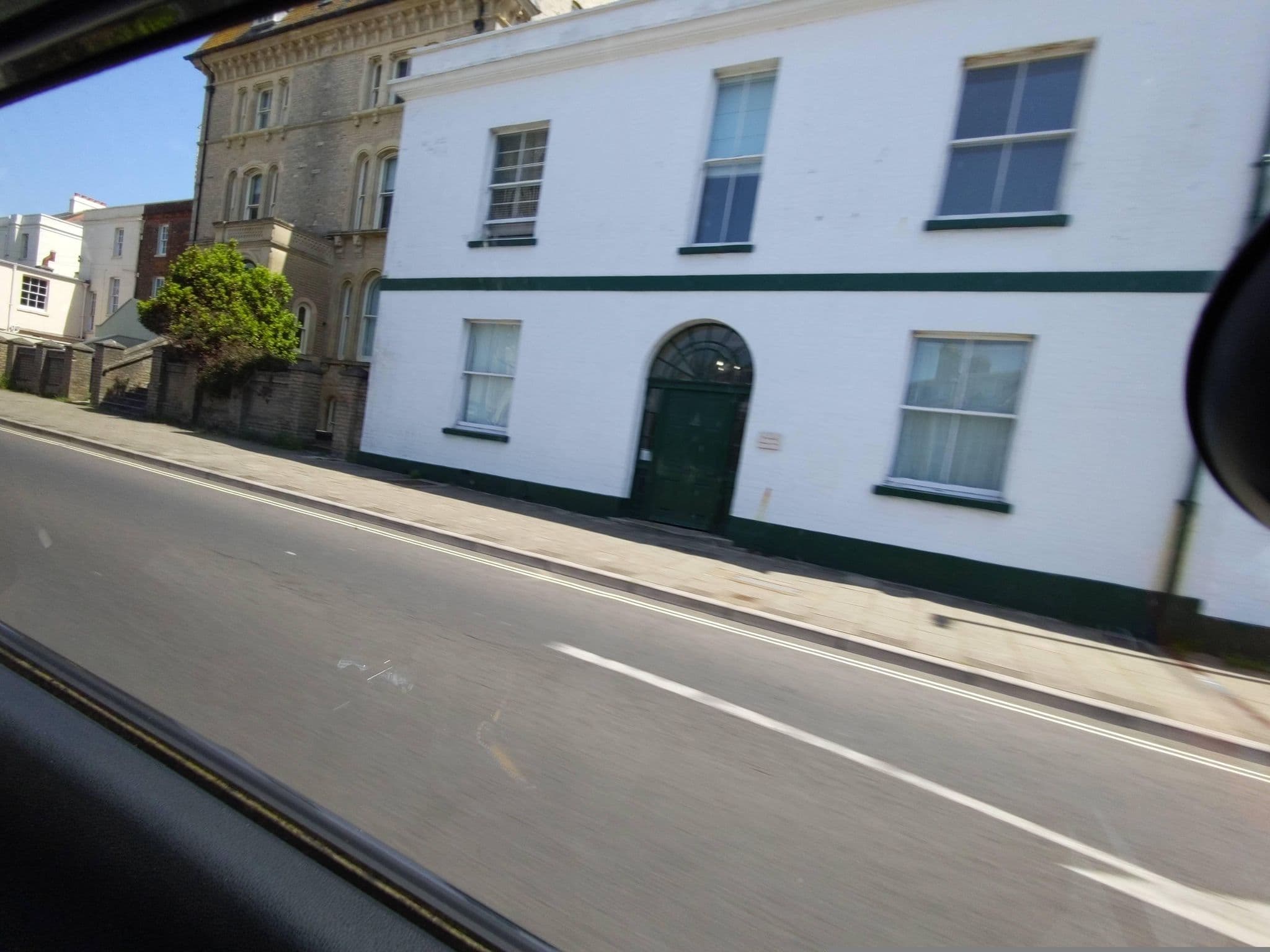 Street view near Penn House Hotel, Weymouth