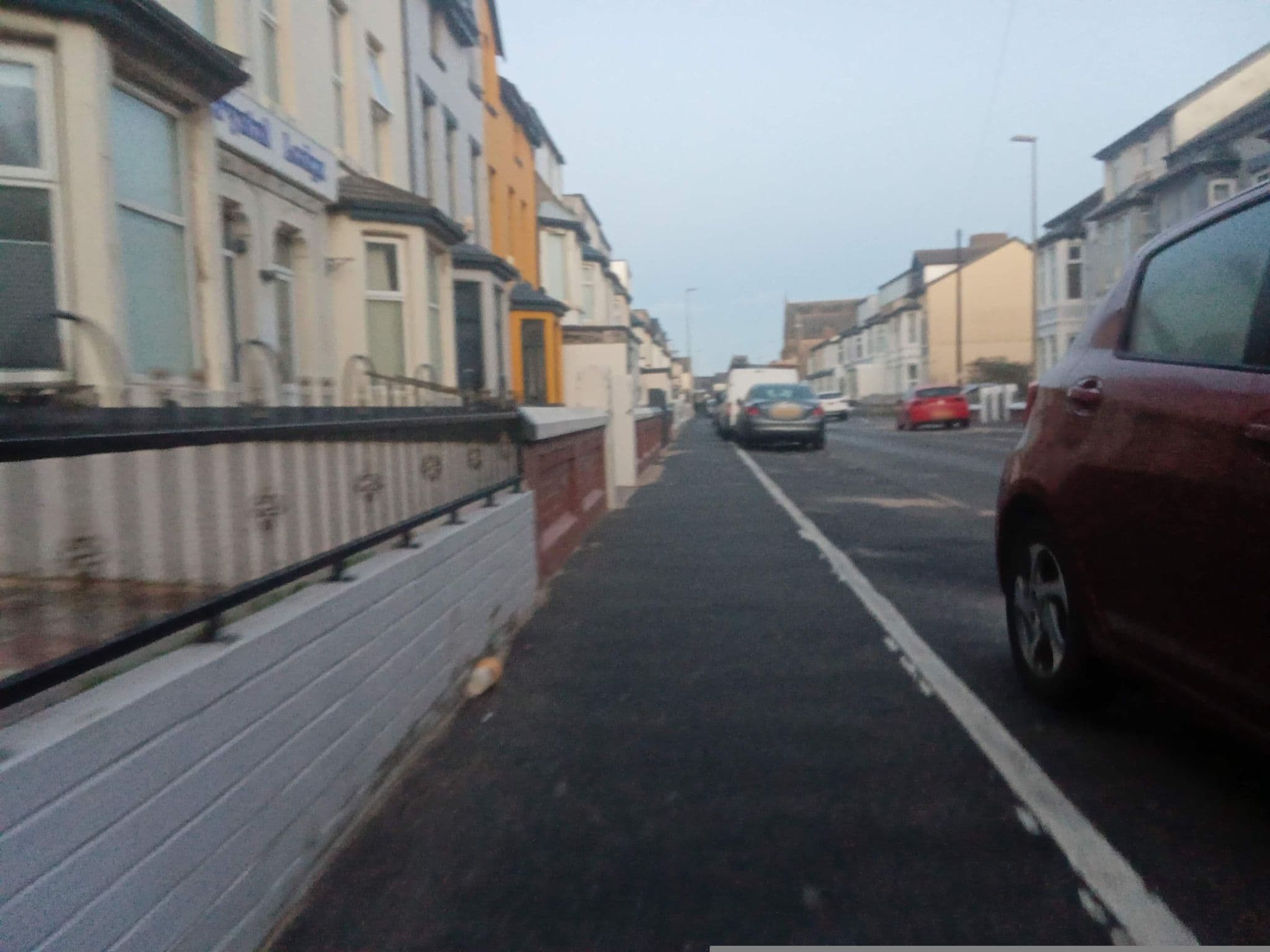 Street view near Crystal House, Blackpool