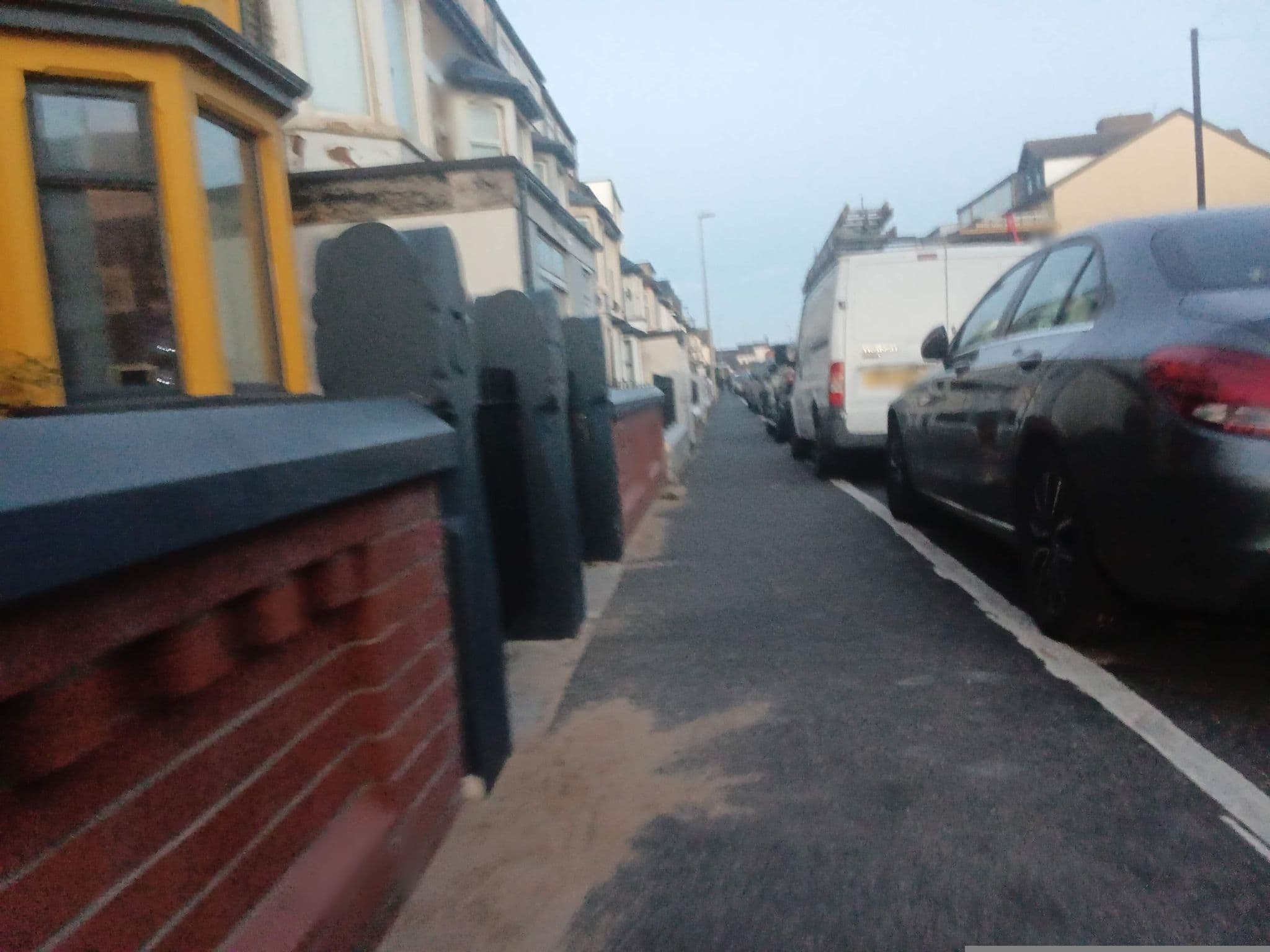 Street view near Seagull Hotel, Blackpool
