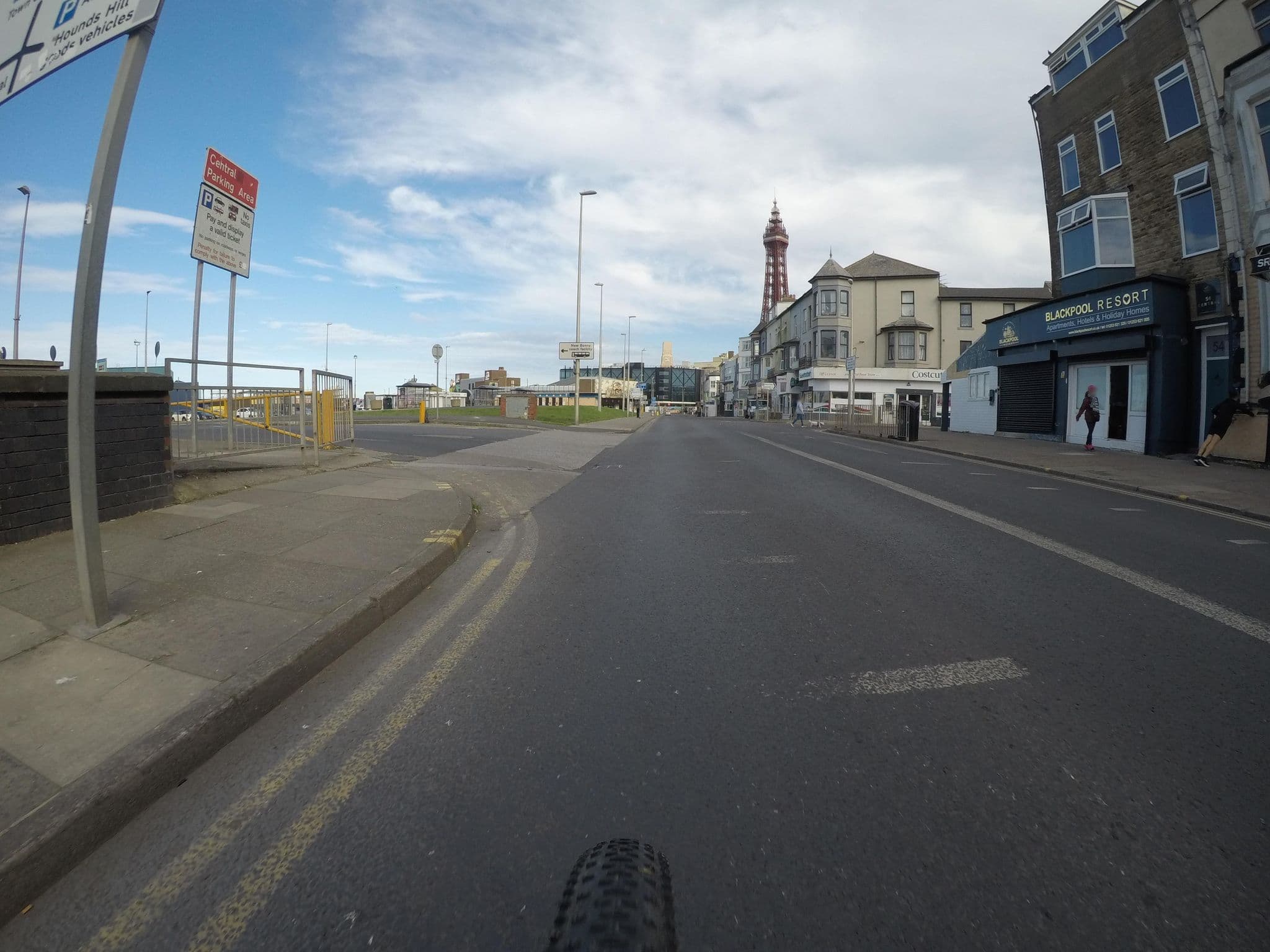 Street view near GR8 Hotel, Blackpool