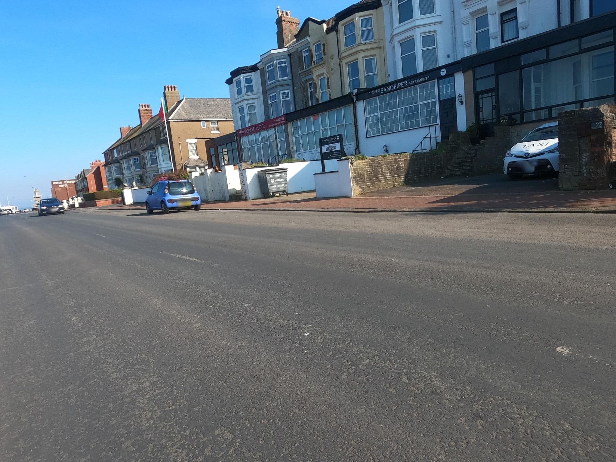 Street view near Sandpipers Hotel, Fleetwood — © tonys999 (CC BY-SA · Mapillary)